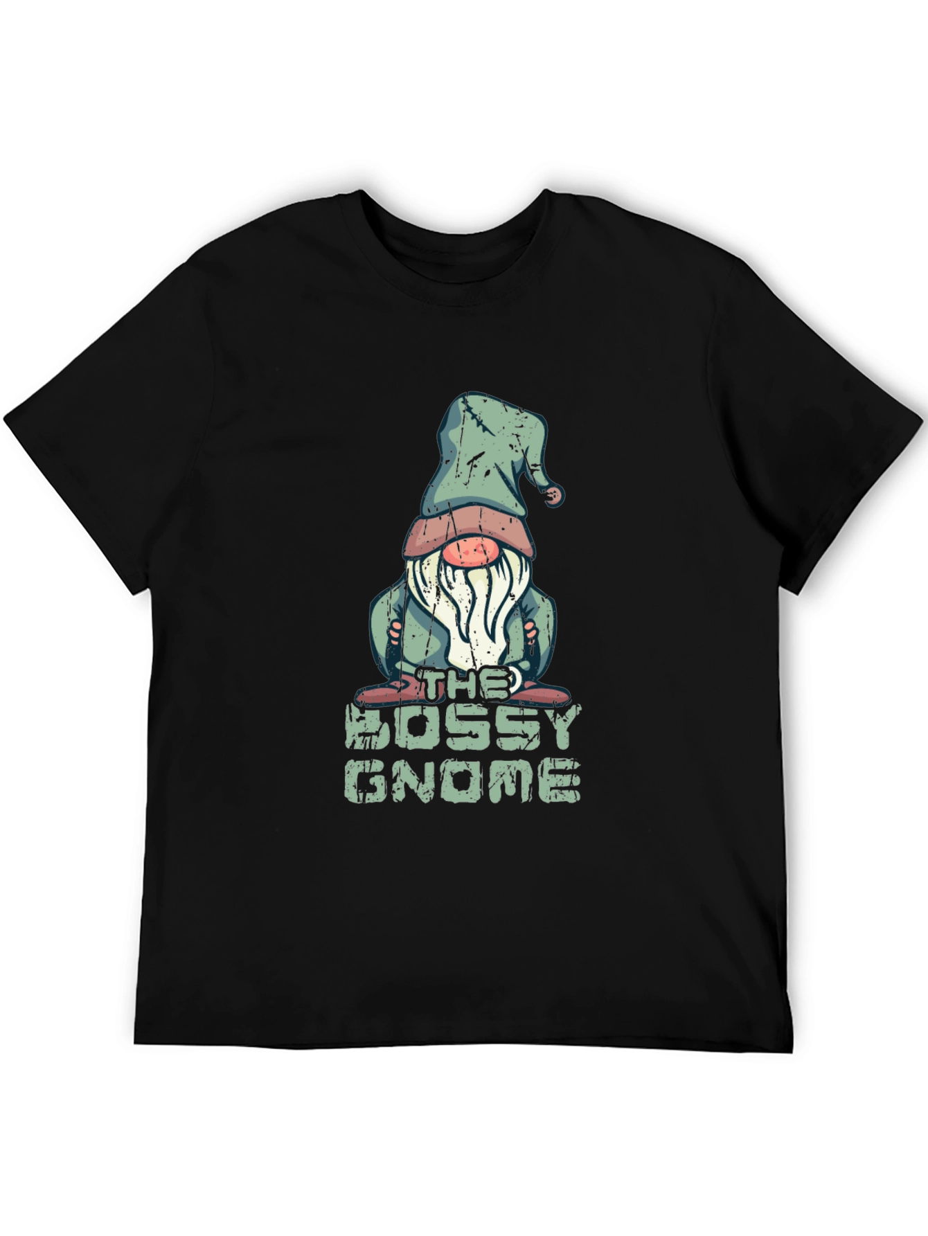 Bossy Gnome T-Shirt - Funny Graphic Tee