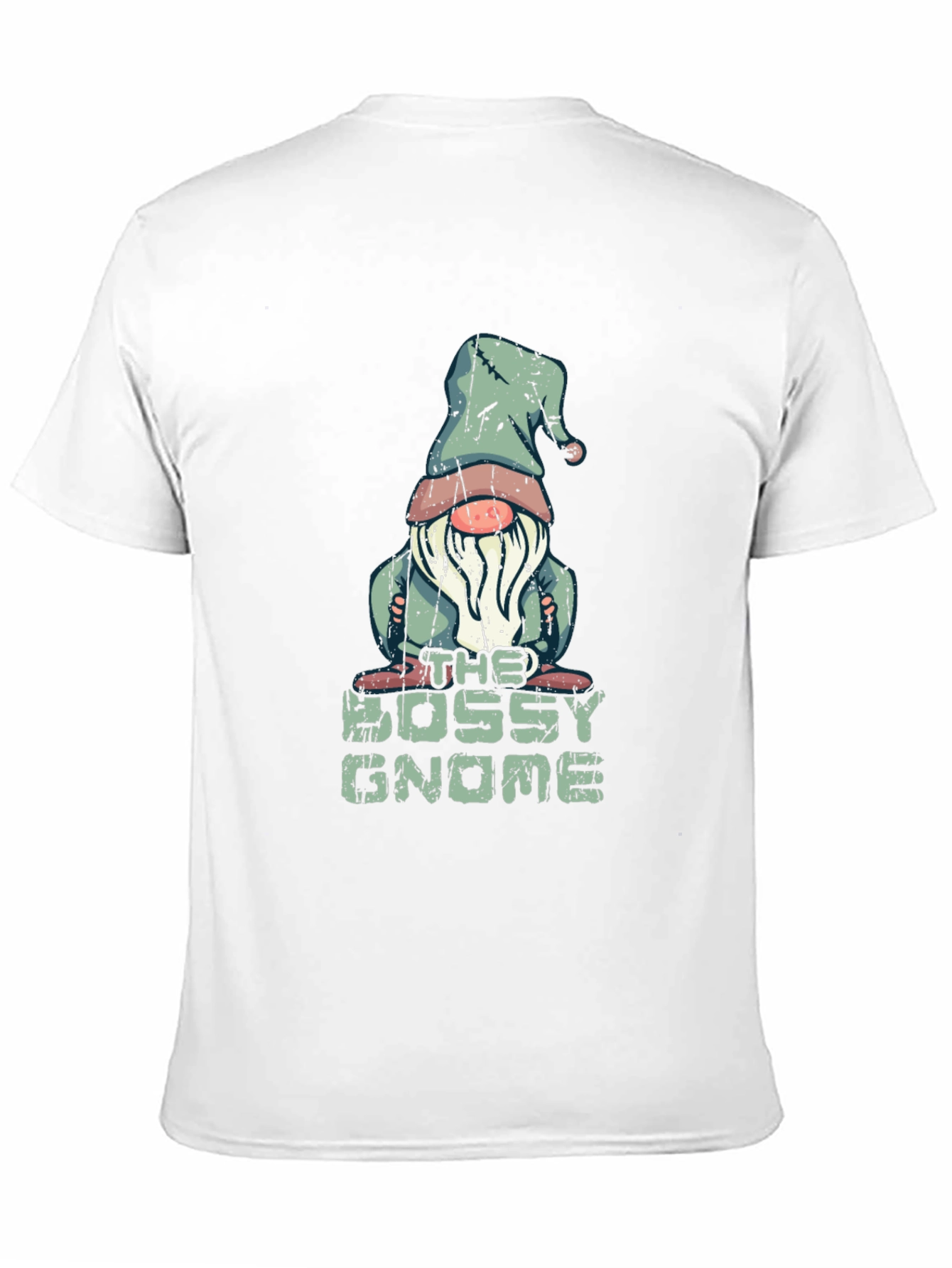 Bossy Gnome T-Shirt - Funny Graphic Tee