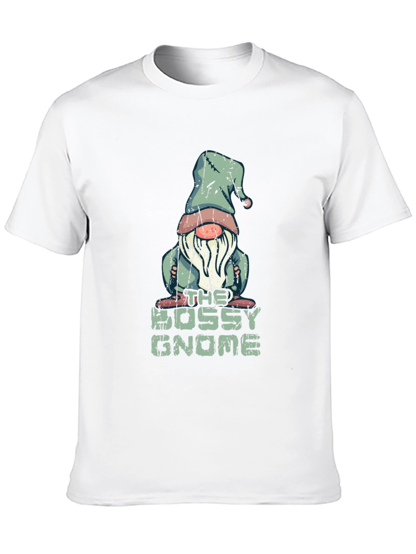 Bossy Gnome T-Shirt - Funny Graphic Tee
