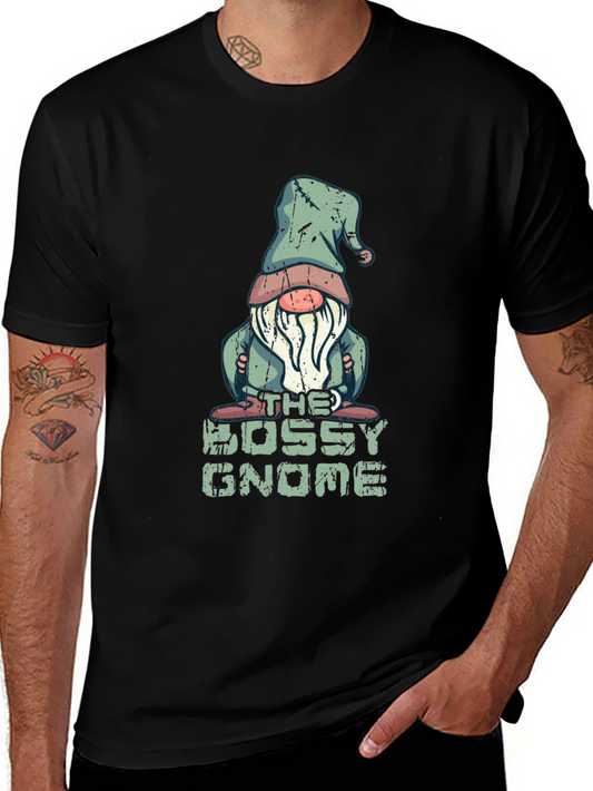 Bossy Gnome T-Shirt - Funny Graphic Tee