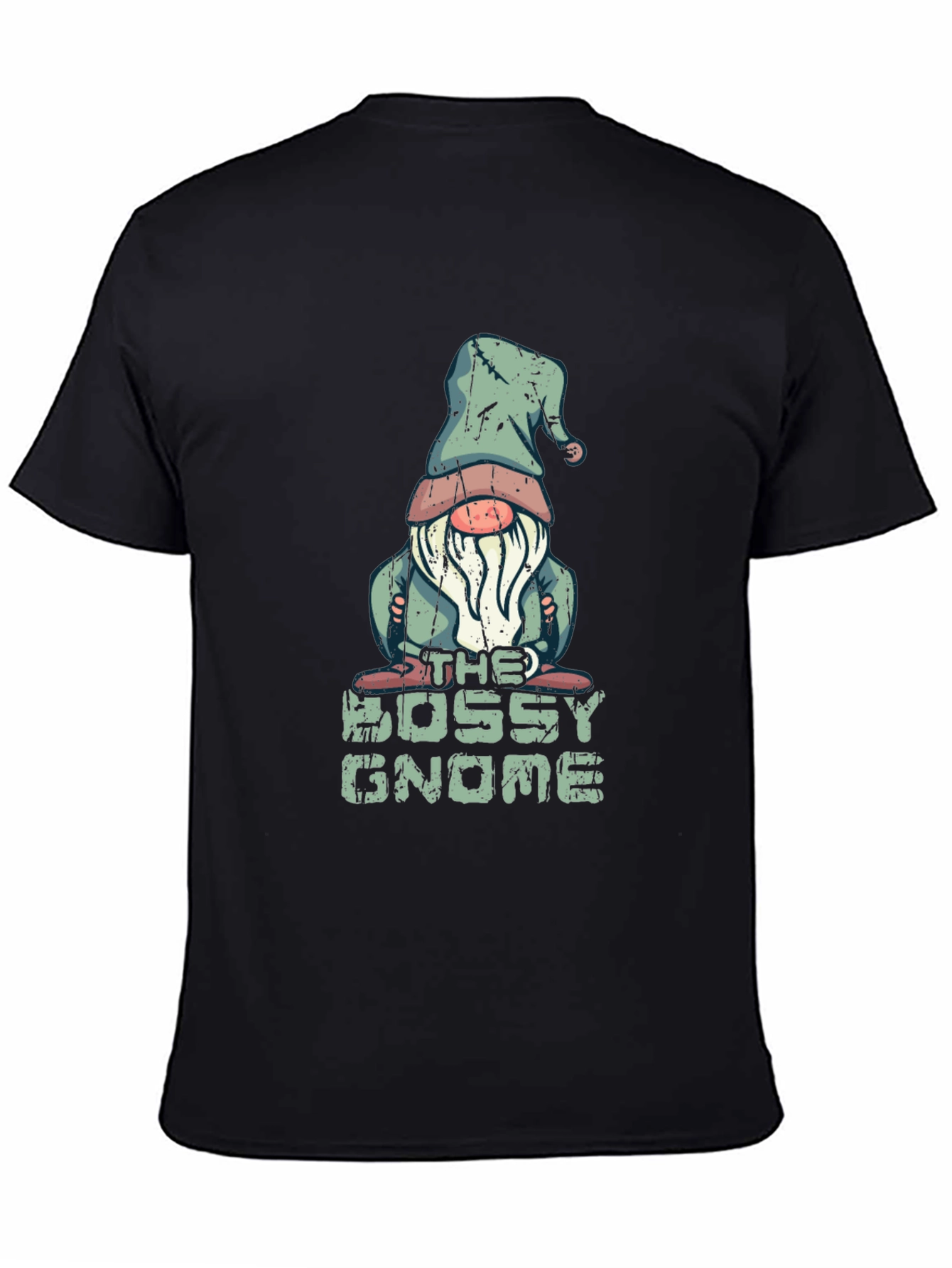 Bossy Gnome T-Shirt - Funny Graphic Tee