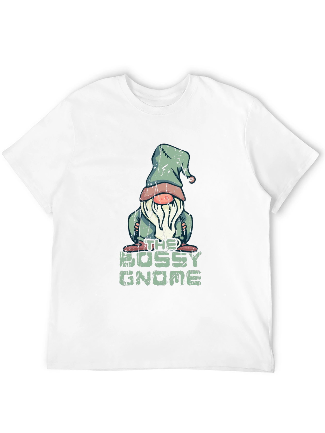 Bossy Gnome T-Shirt - Funny Graphic Tee