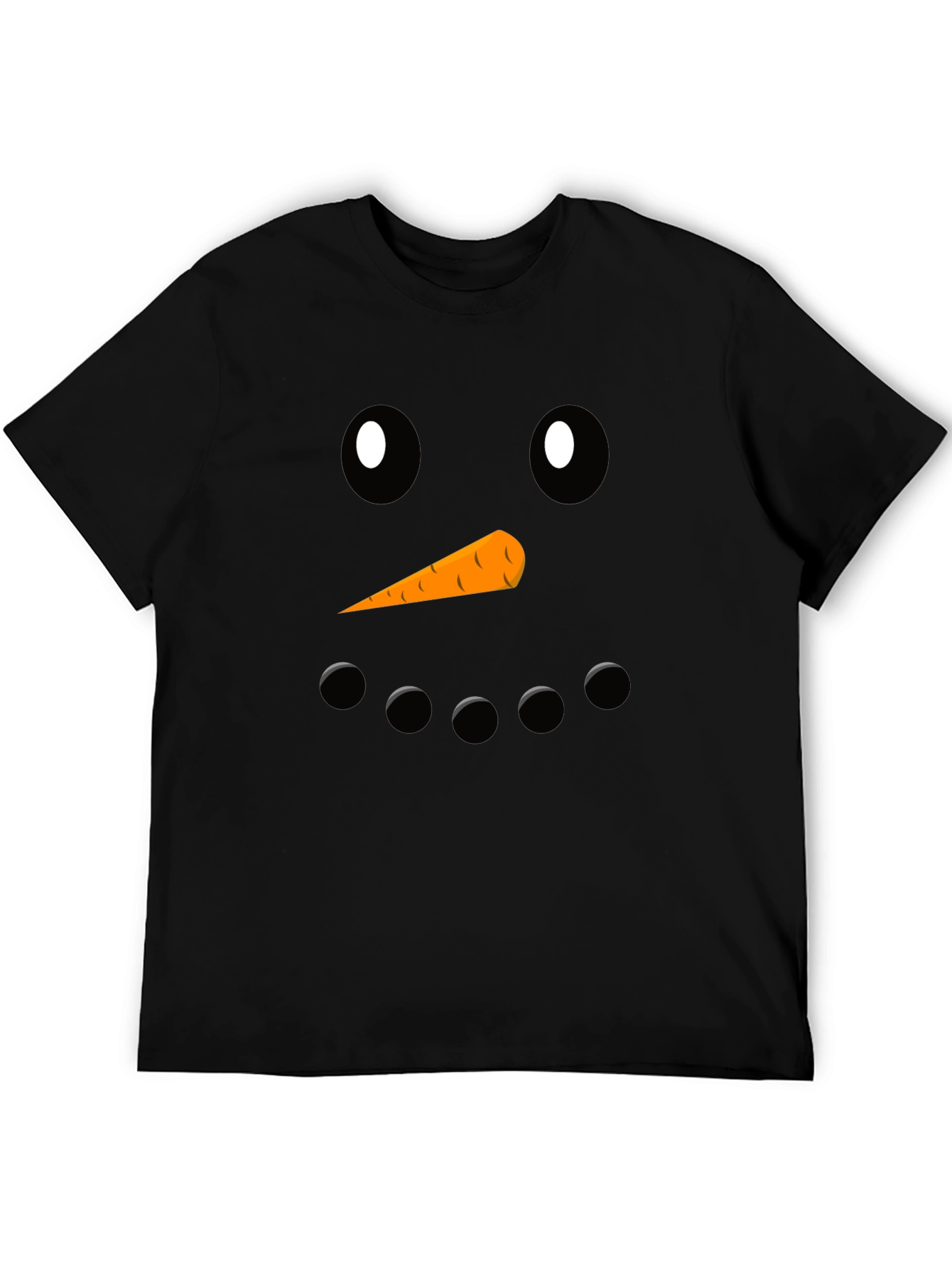 Snowman Face Graphic Tee