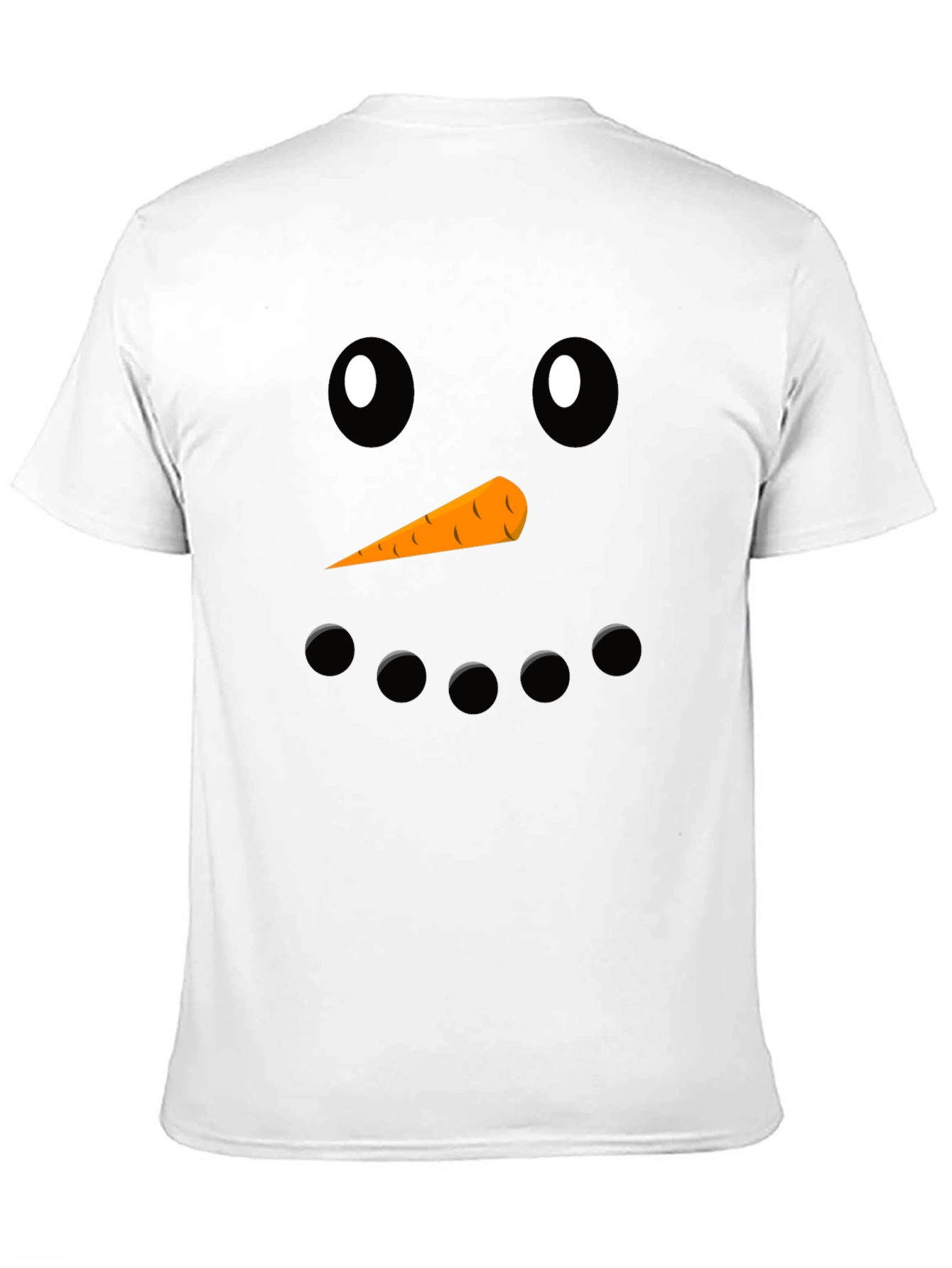 Snowman Face Graphic Tee