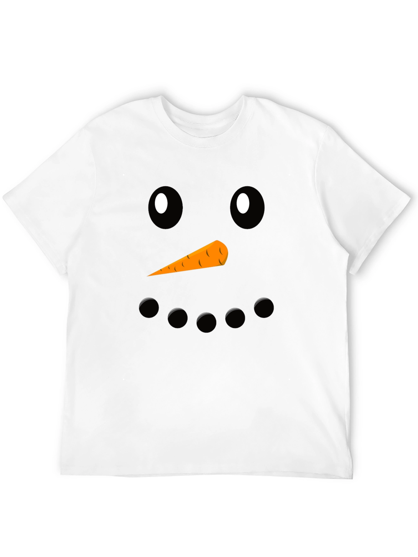 Snowman Face Graphic Tee