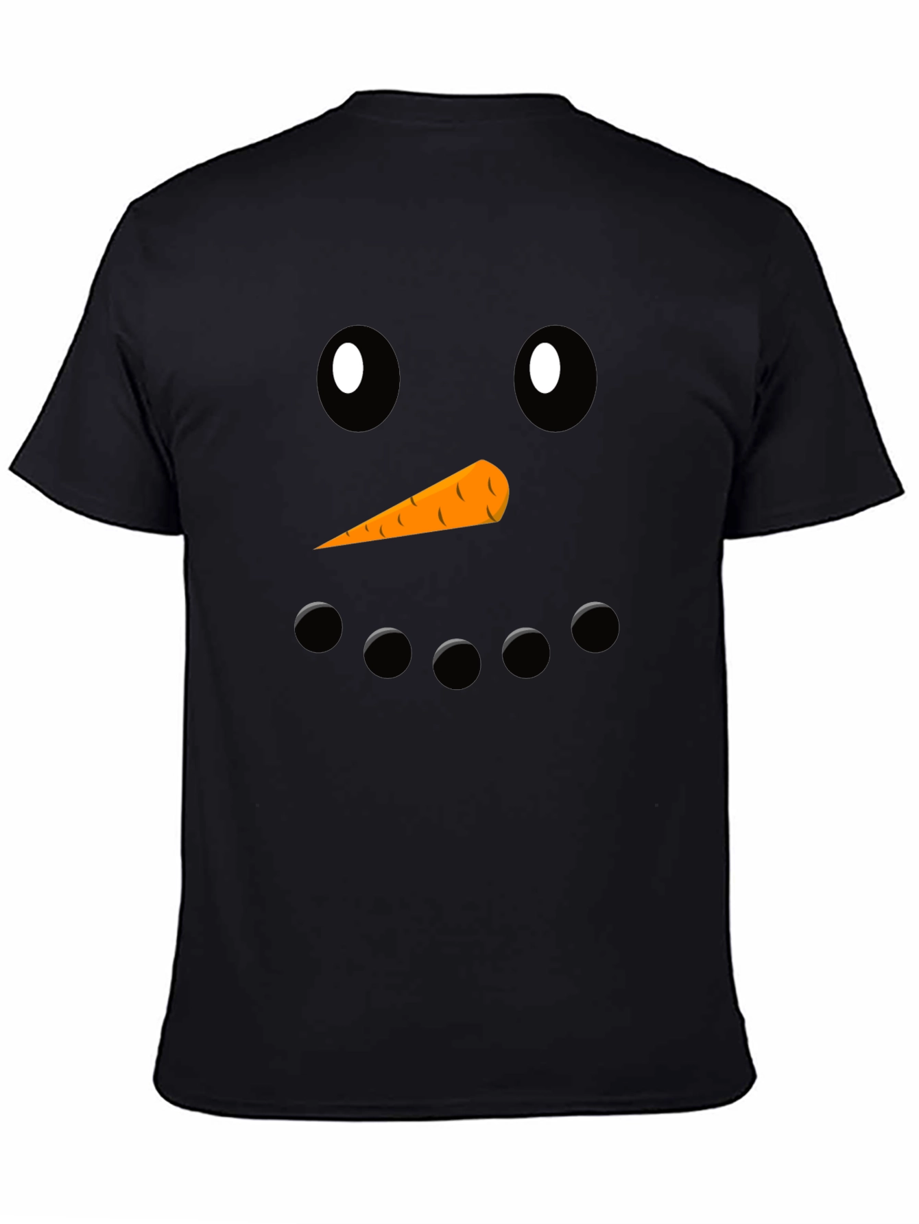 Snowman Face Graphic Tee