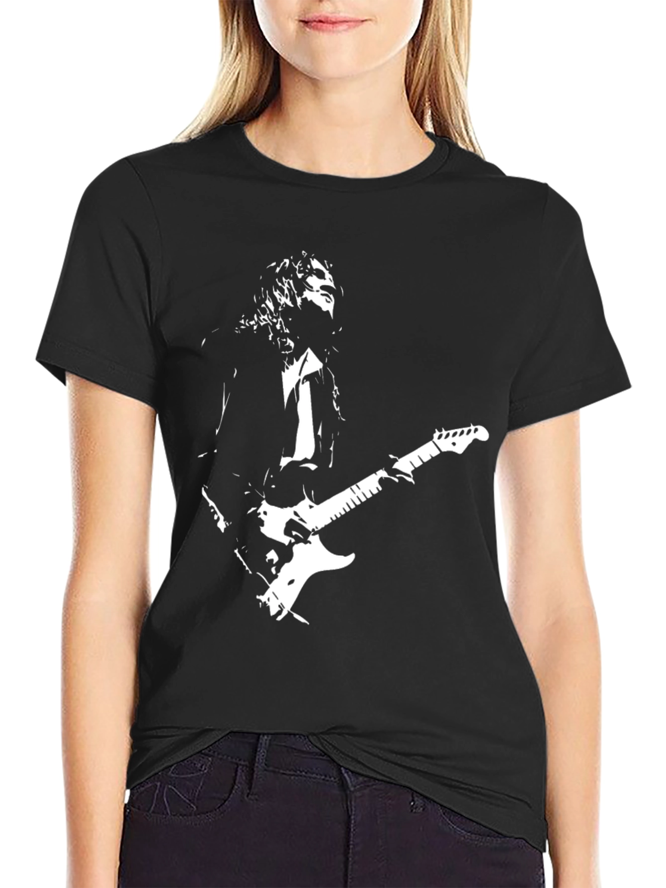 Musician Graphic T-Shirt - Black