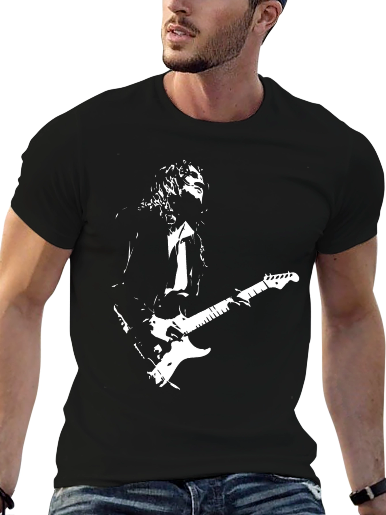 Musician Graphic T-Shirt - Black