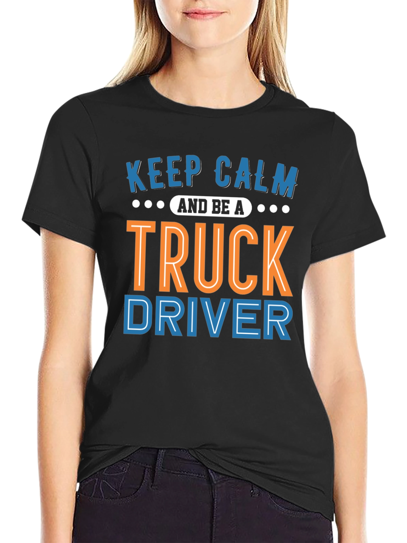 Keep Calm Truck Driver Graphic Tee