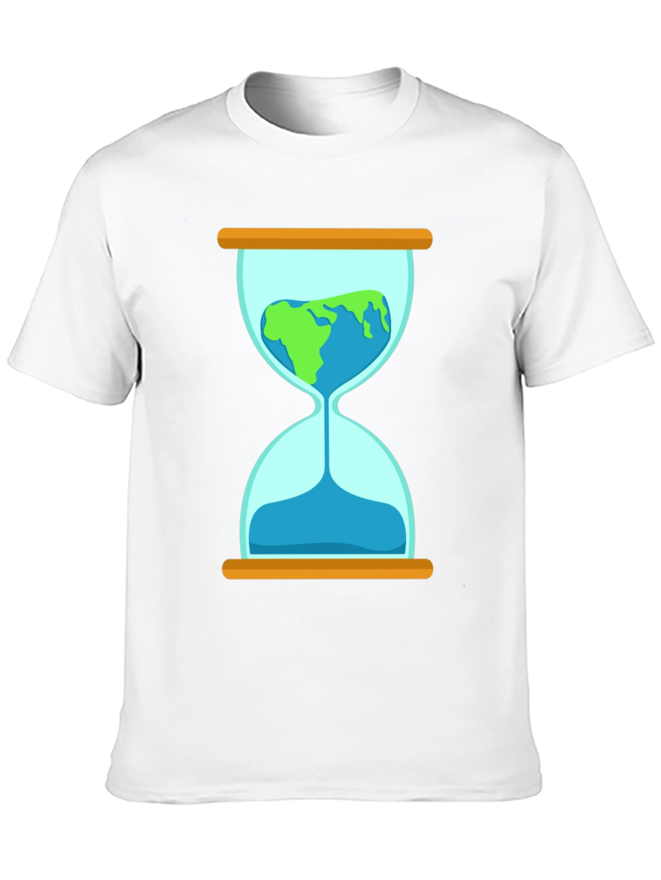 Earth Hourglass Graphic Tee - Time is Running Out!