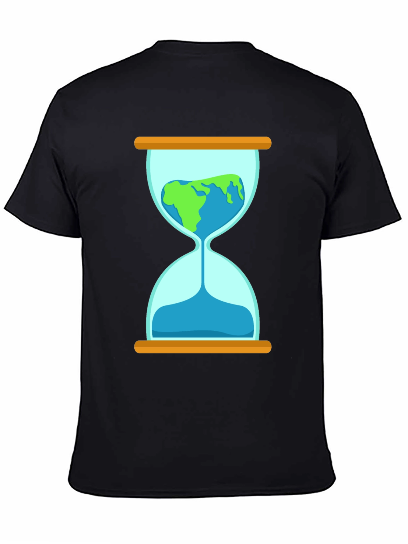 Earth Hourglass Graphic Tee - Time is Running Out!