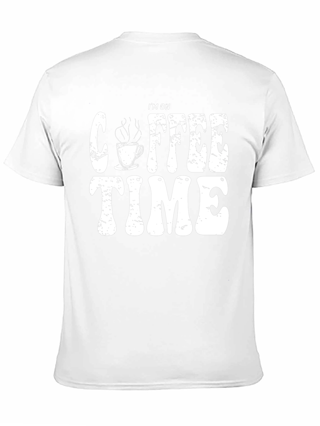 Coffee Time Graphic Tee - Black Cotton T-Shirt