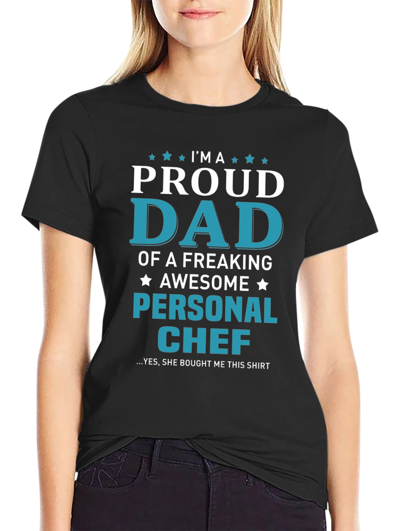 Proud Dad of Personal Chef - Funny T-Shirt