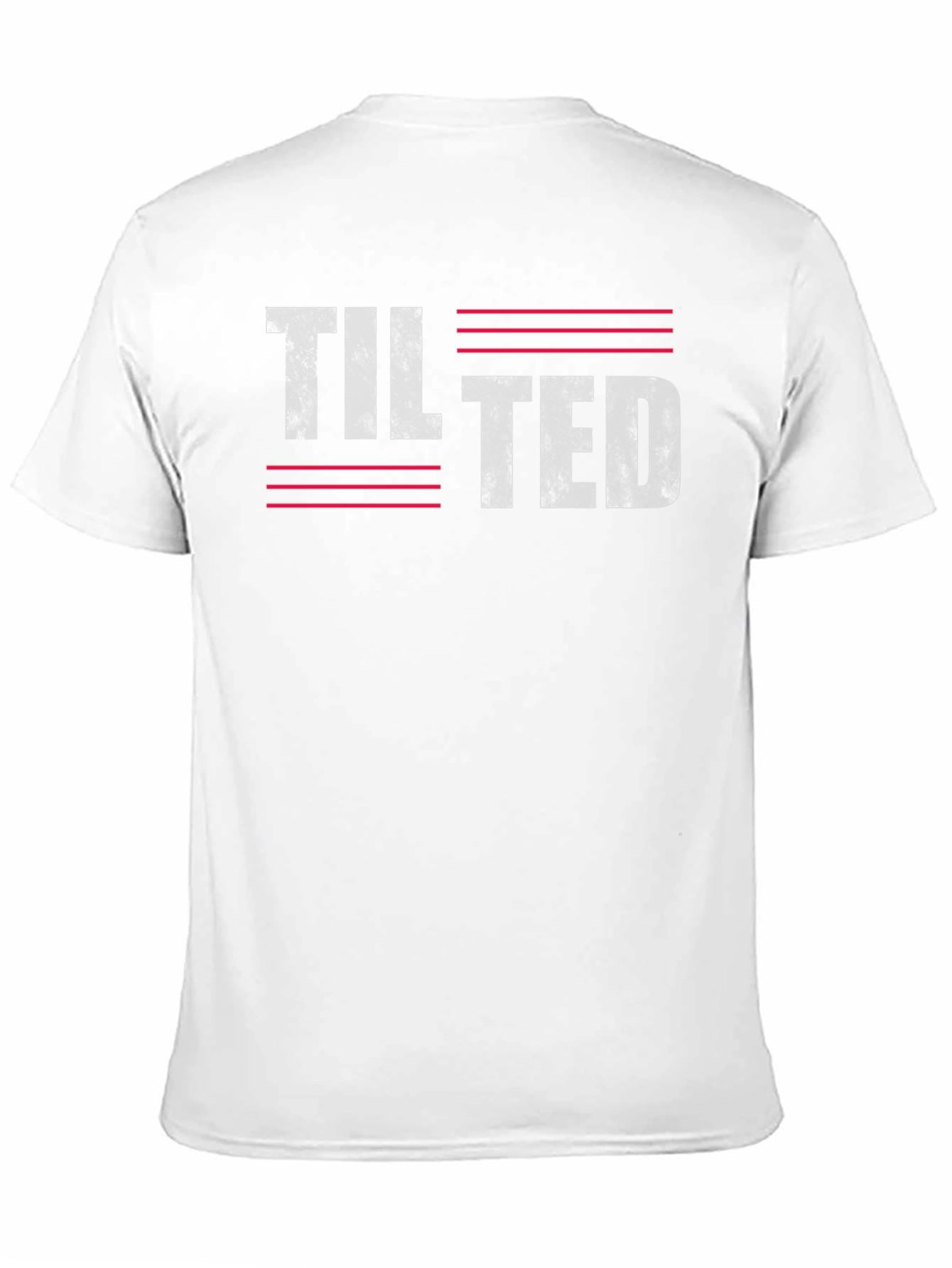 Tilted Graphic Tee - Black Cotton Blend