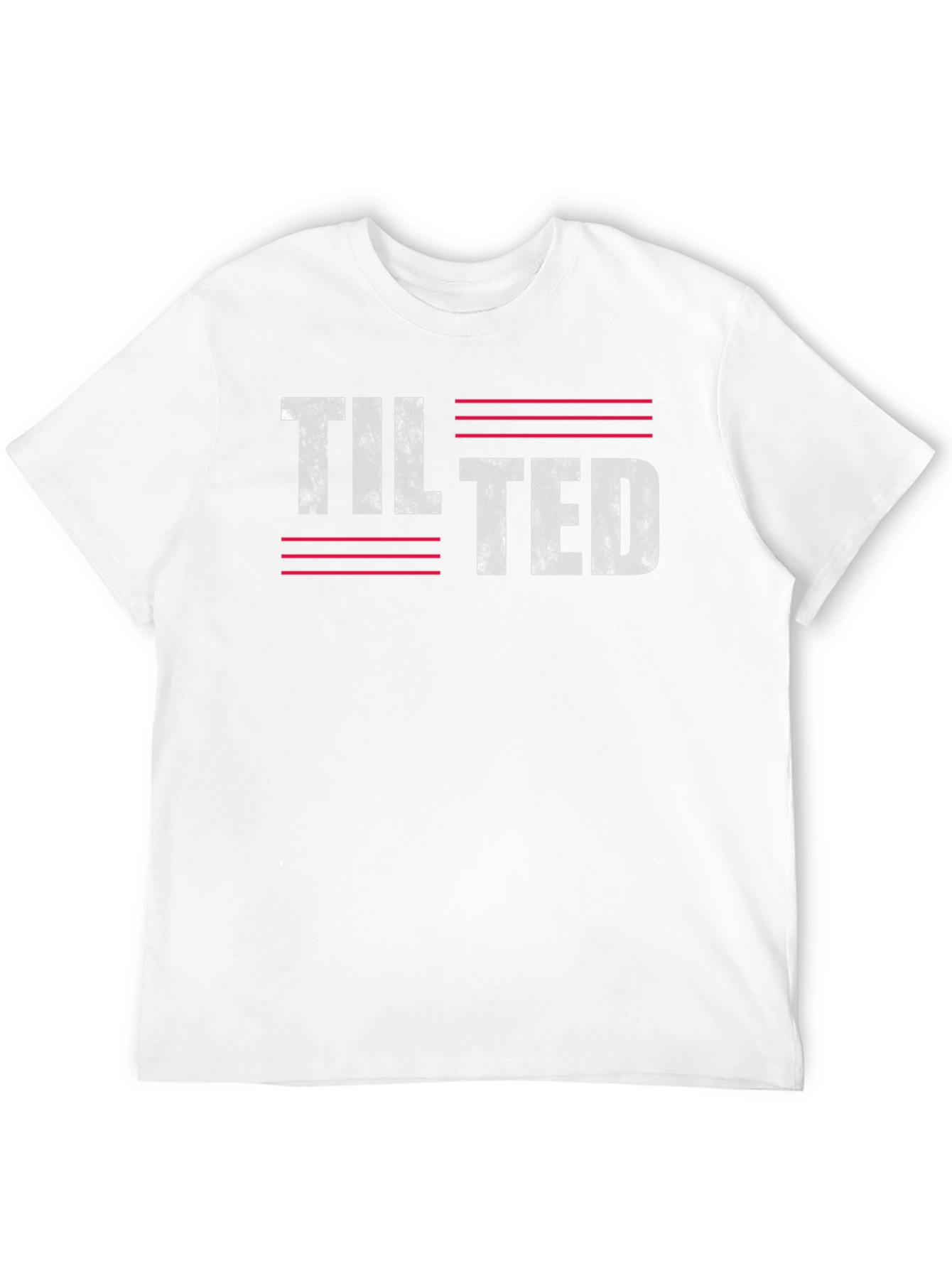 Tilted Graphic Tee - Black Cotton Blend