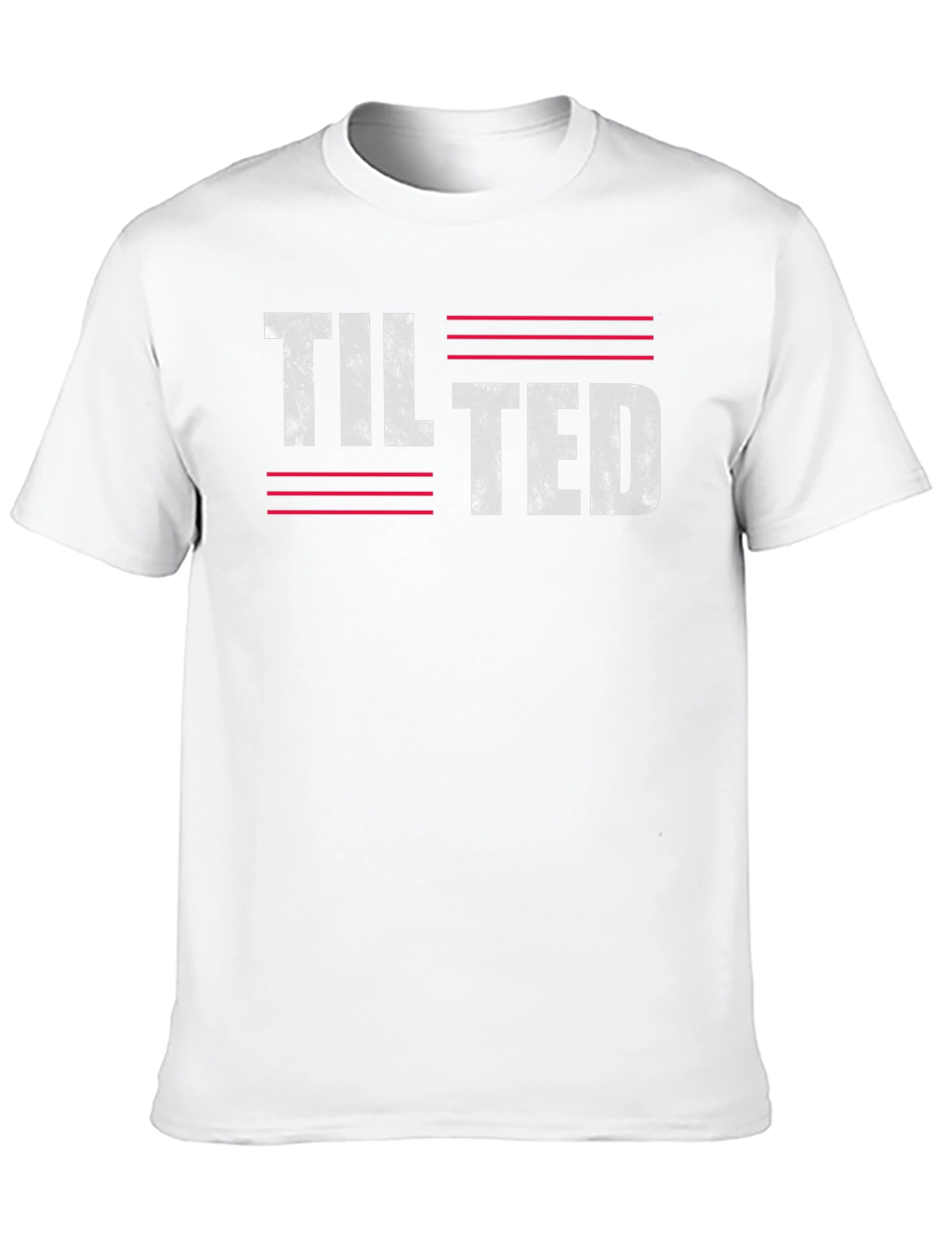 Tilted Graphic Tee - Black Cotton Blend