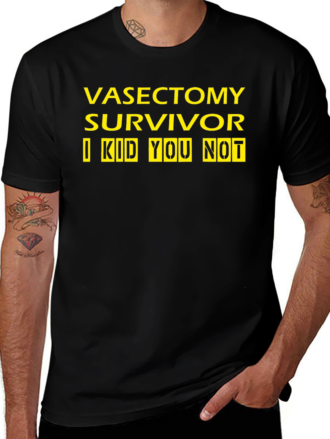 Vasectomy Survivor T-Shirt - Funny Novelty Tee