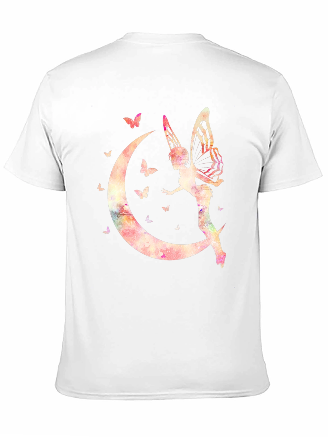 Fairy Moon Graphic T-Shirt - Black