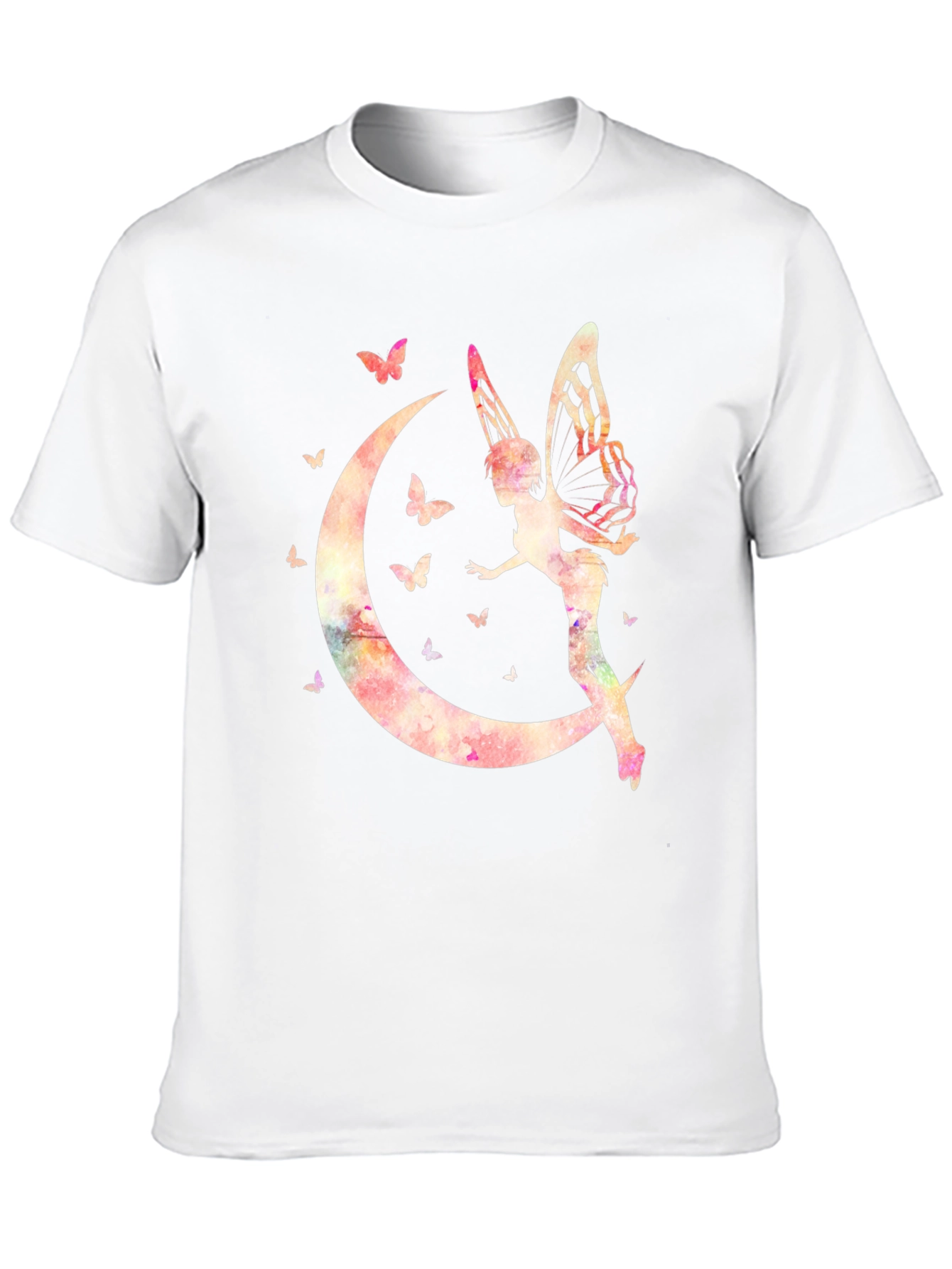 Fairy Moon Graphic T-Shirt - Black