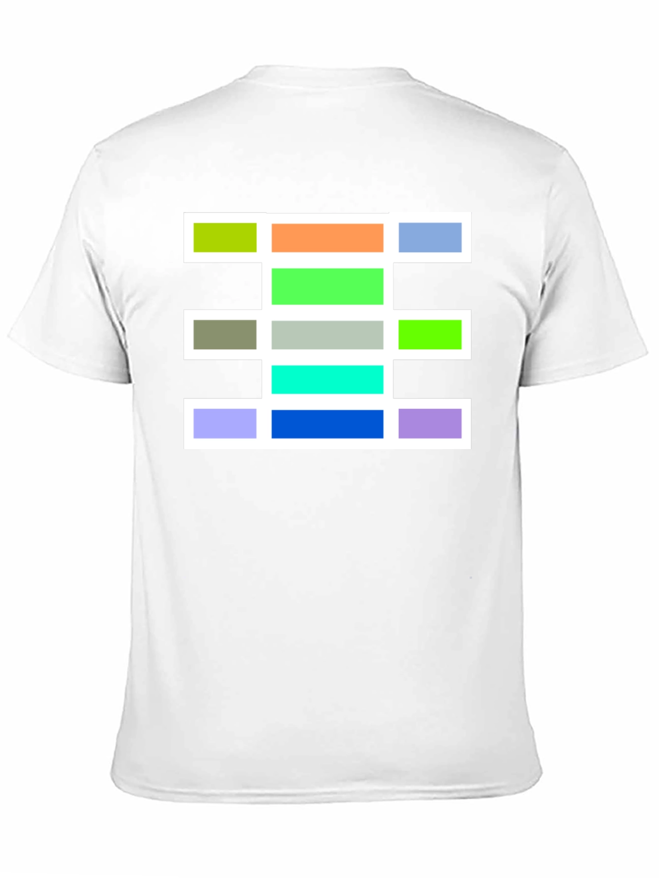 Geometric Block Design T-Shirt - Bold & Stylish