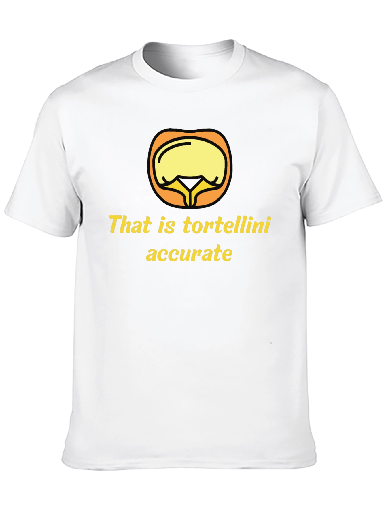 Tortellini Accurate Graphic T-Shirt - Funny Foodie Tee