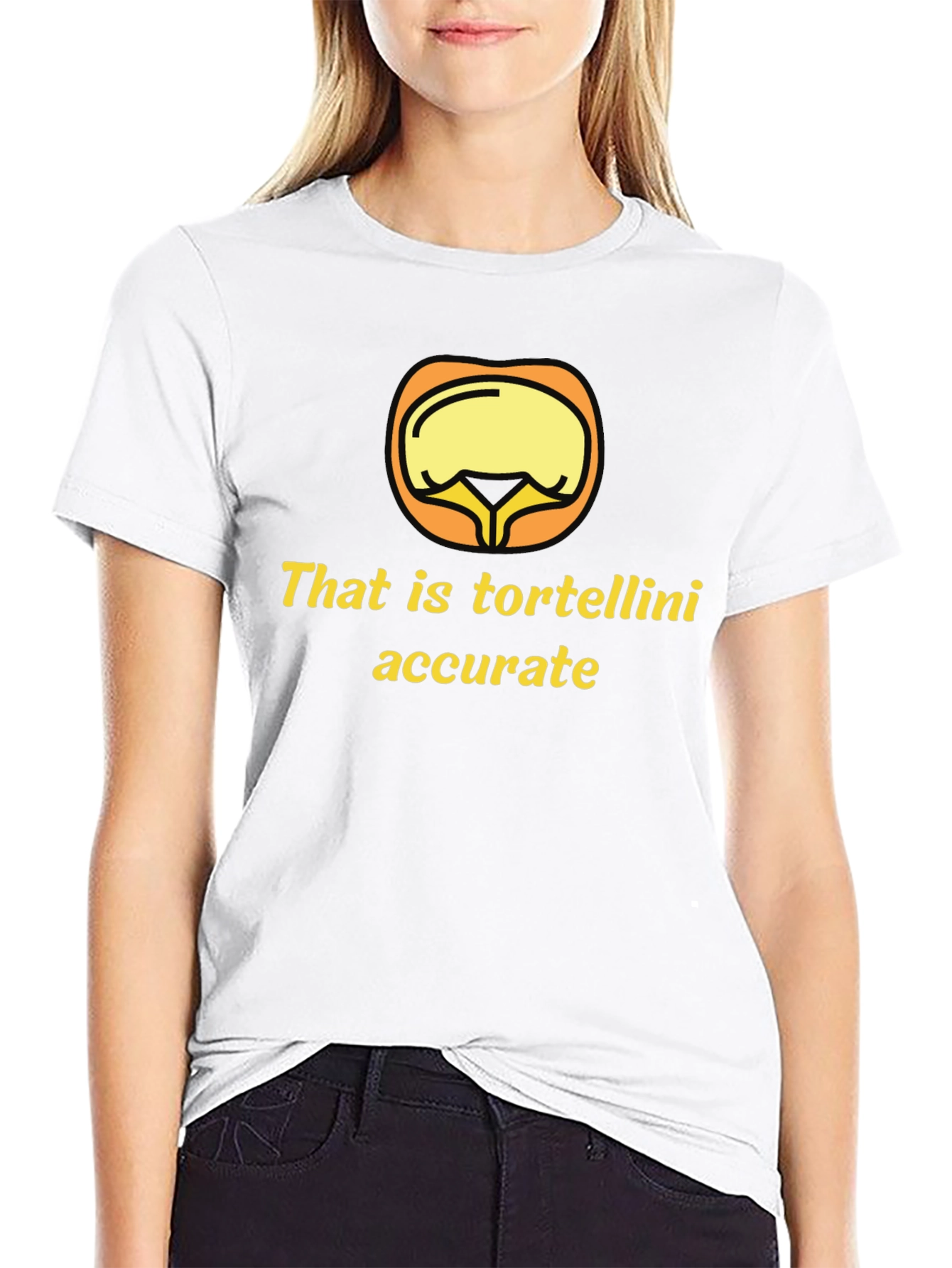 Tortellini Accurate Graphic T-Shirt - Funny Foodie Tee