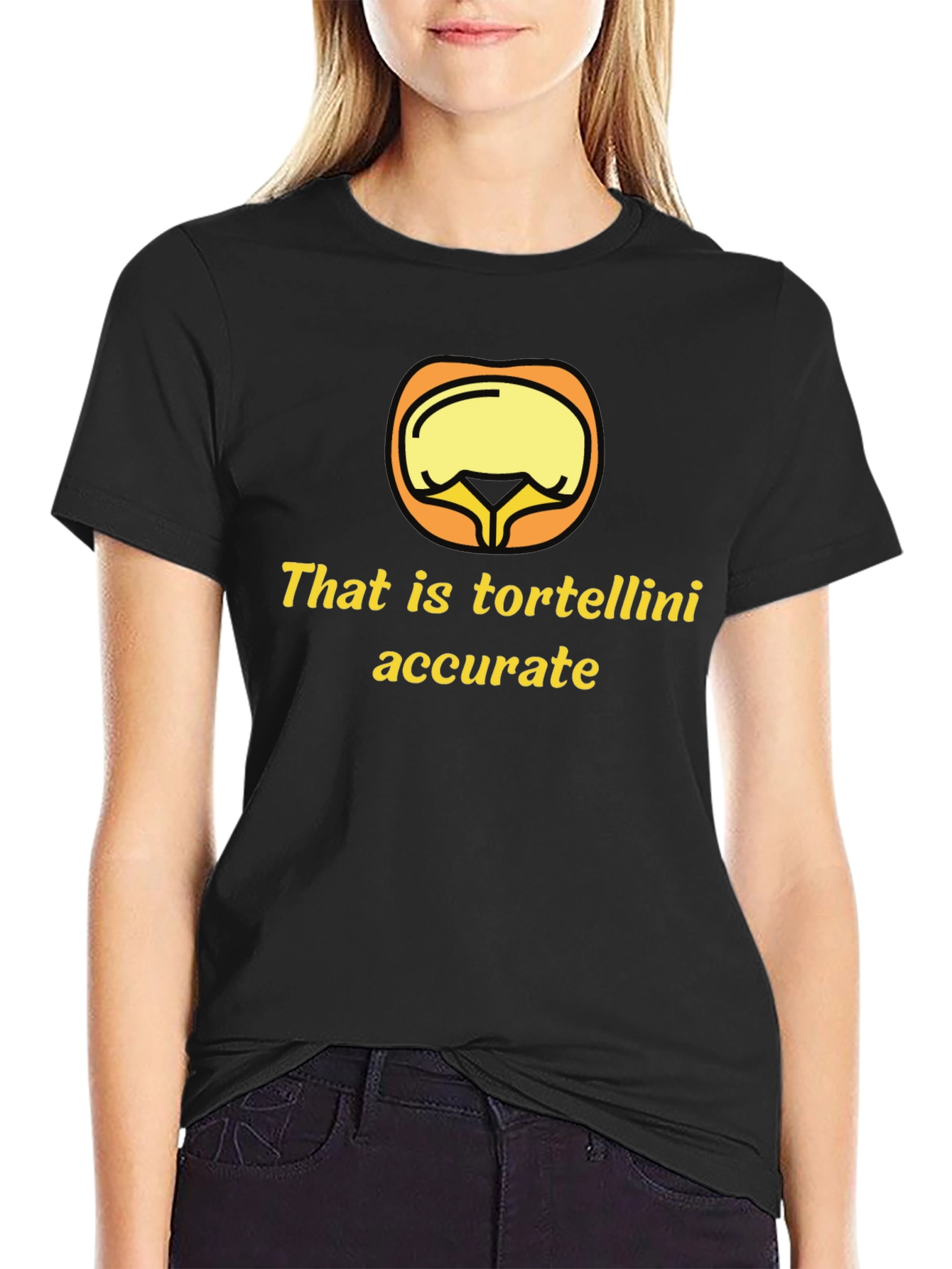 Tortellini Accurate Graphic T-Shirt - Funny Foodie Tee