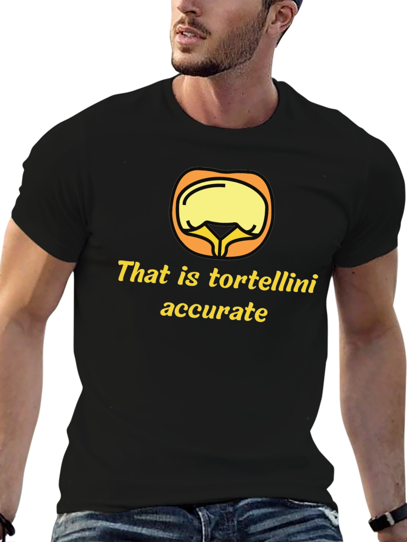 Tortellini Accurate Graphic T-Shirt - Funny Foodie Tee