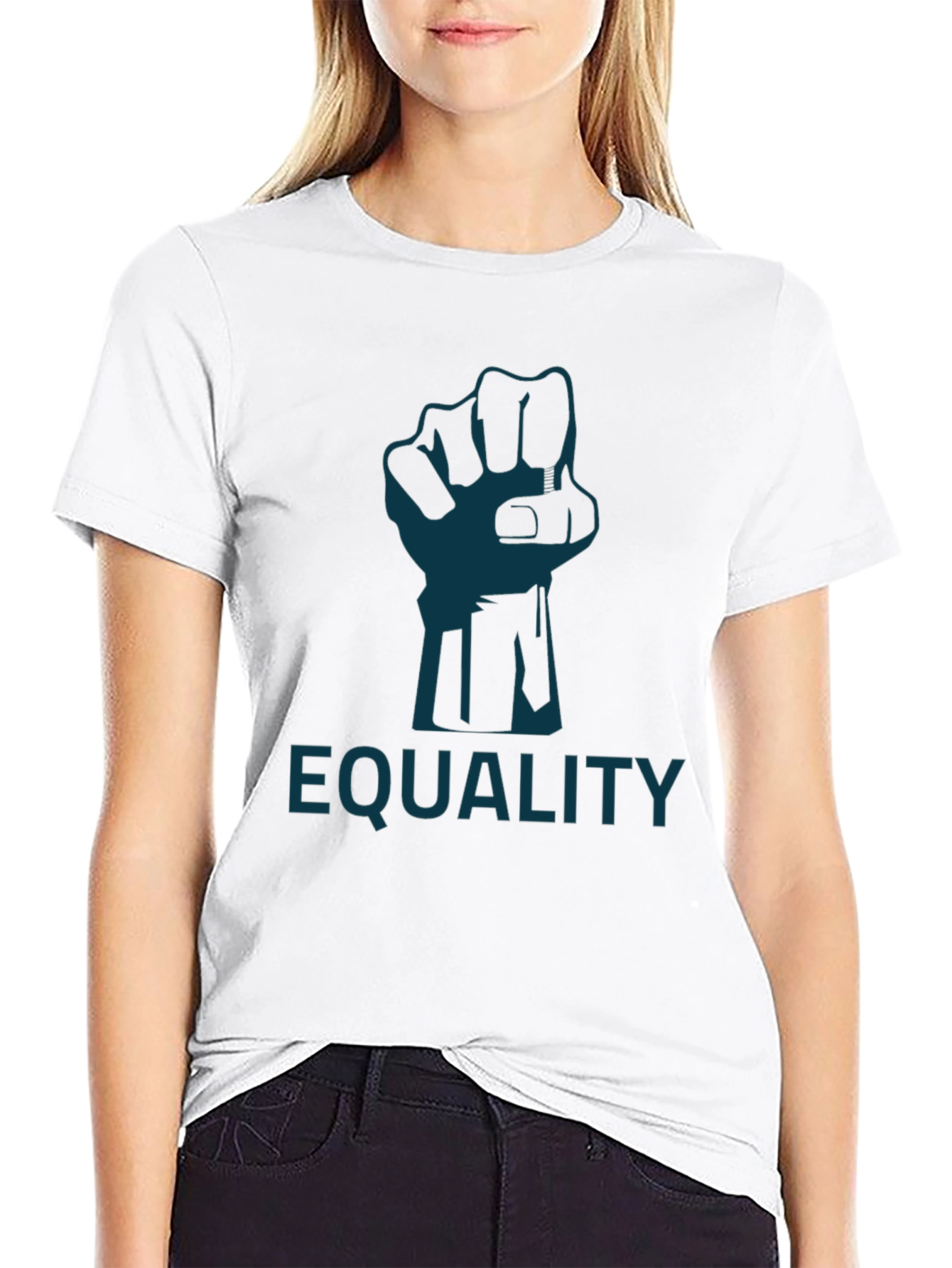 Equality Fist Tee - Social Justice Graphic T-Shirt