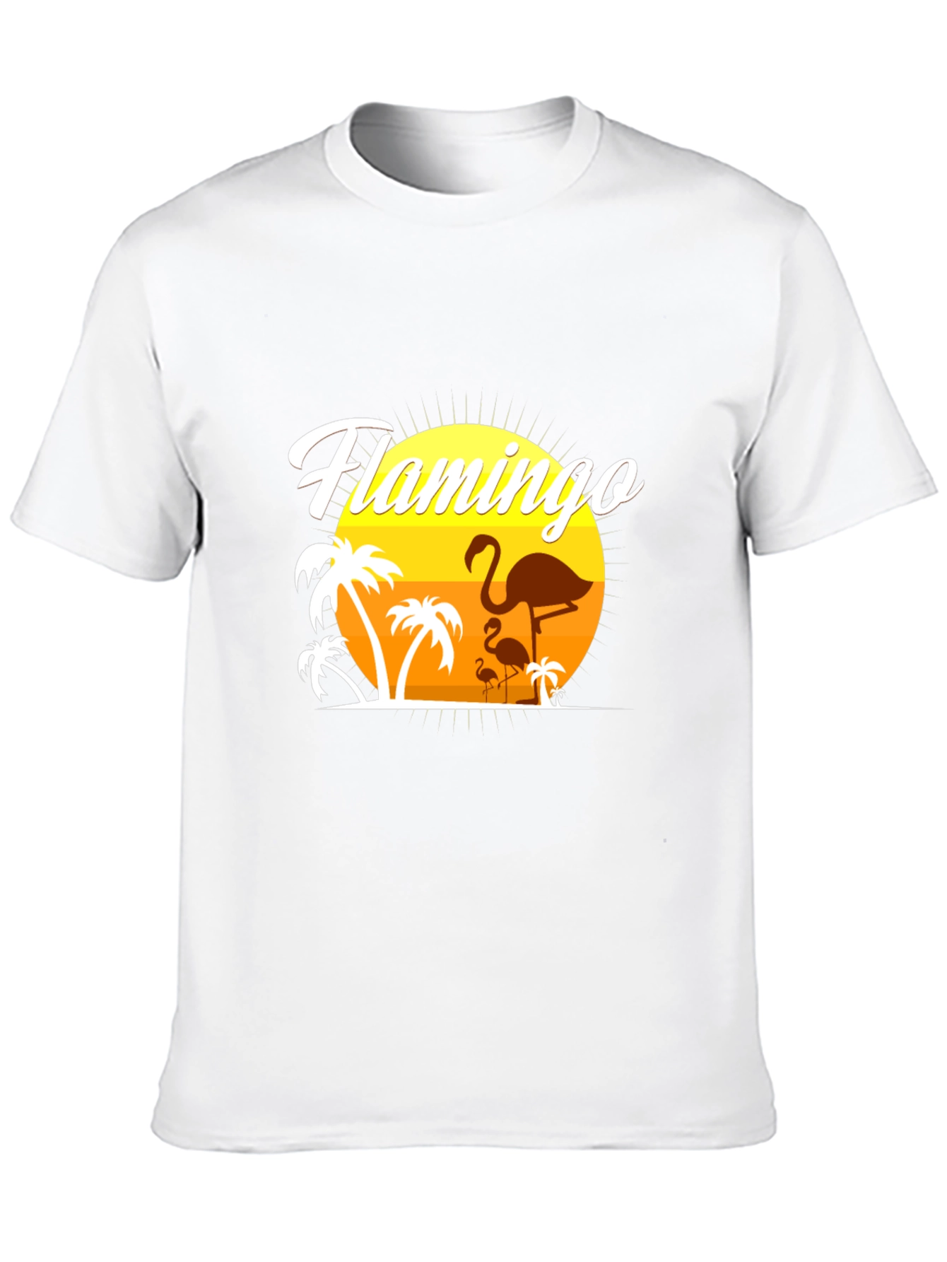 Flamingo Sunset Graphic Tee