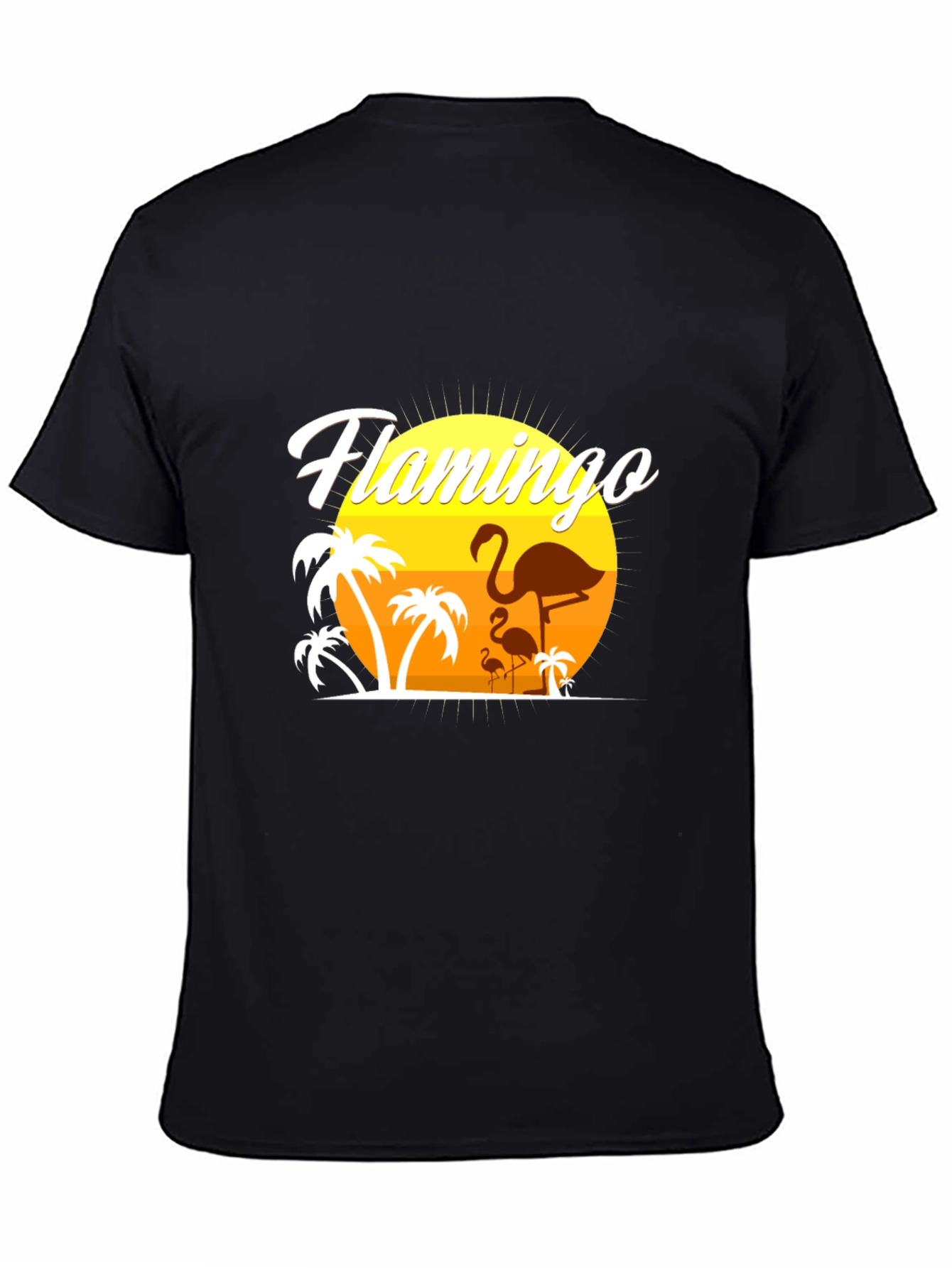 Flamingo Sunset Graphic Tee