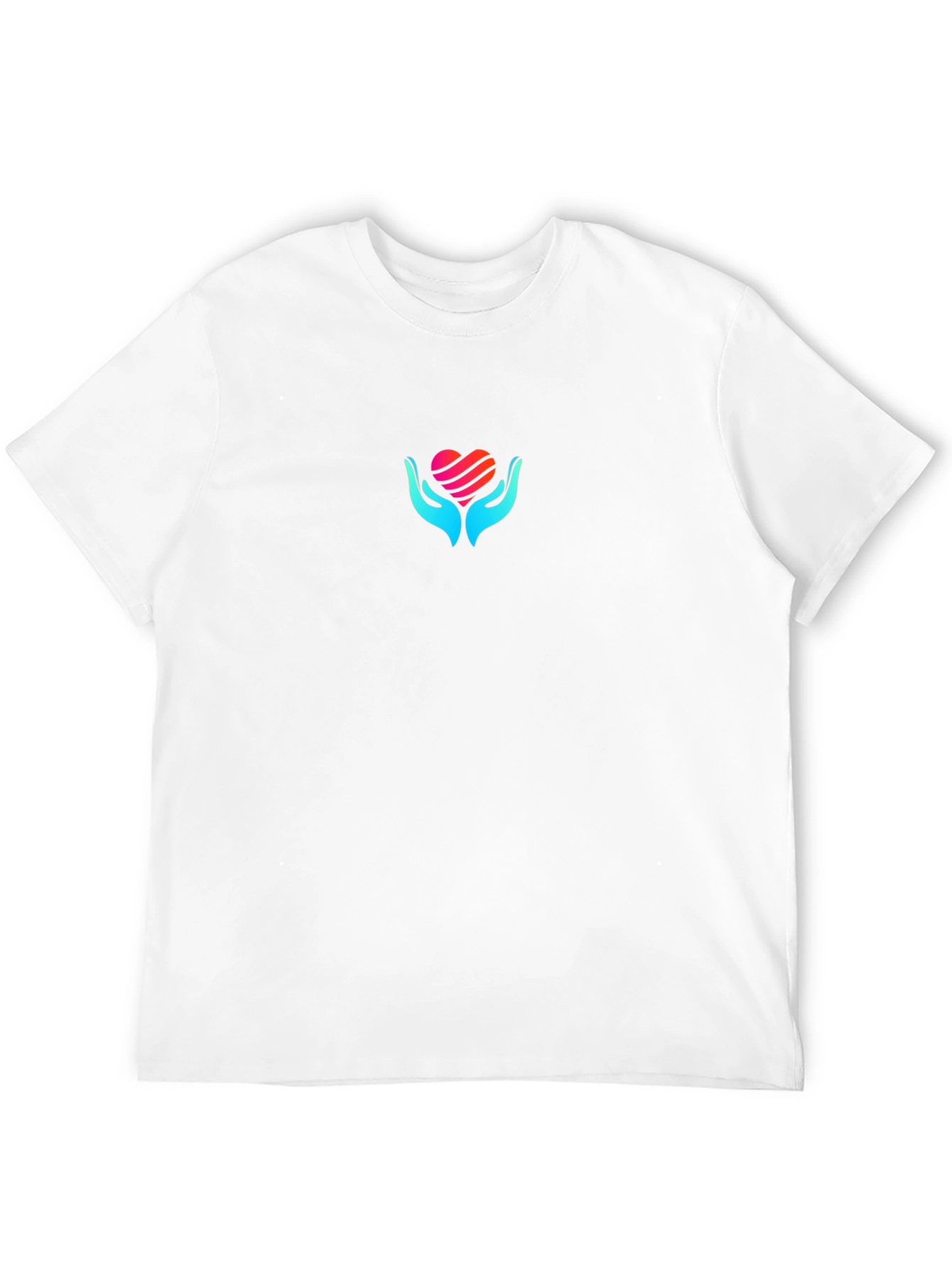 Heart in Hands Black T-Shirt