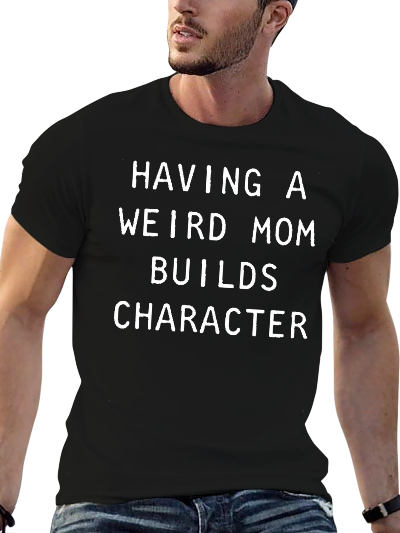 Weird Mom Builds Character Graphic Tee