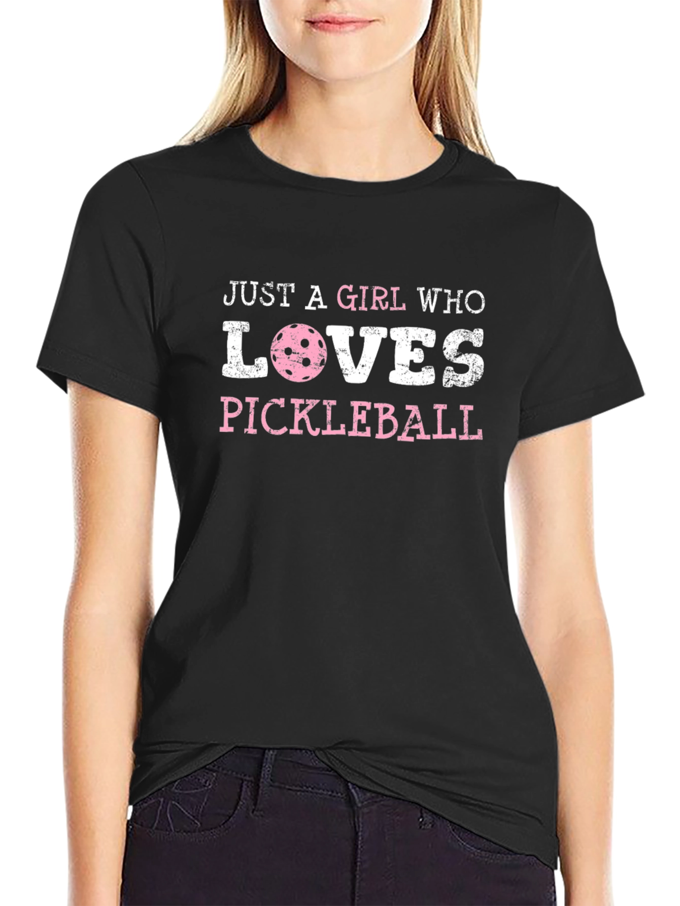 Just A Girl Who Loves Pickleball T-Shirt