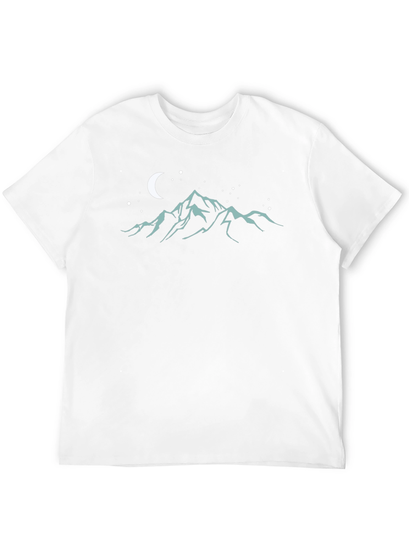 Mountain Scene Graphic T-Shirt - Mens Black Tee