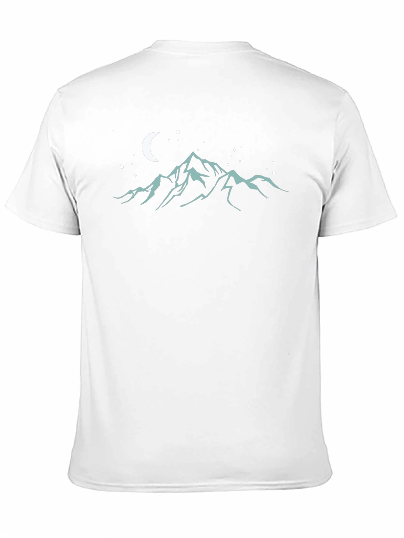Mountain Scene Graphic T-Shirt - Mens Black Tee