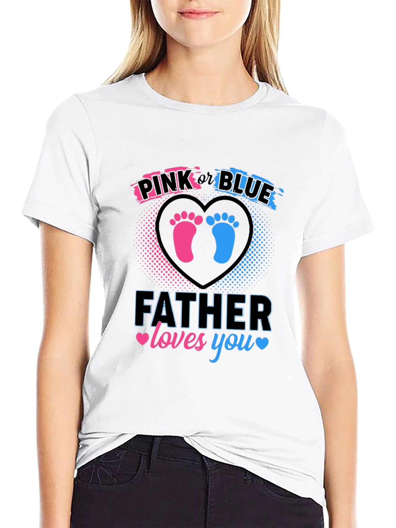 Father Loves You Gender Reveal T-Shirt