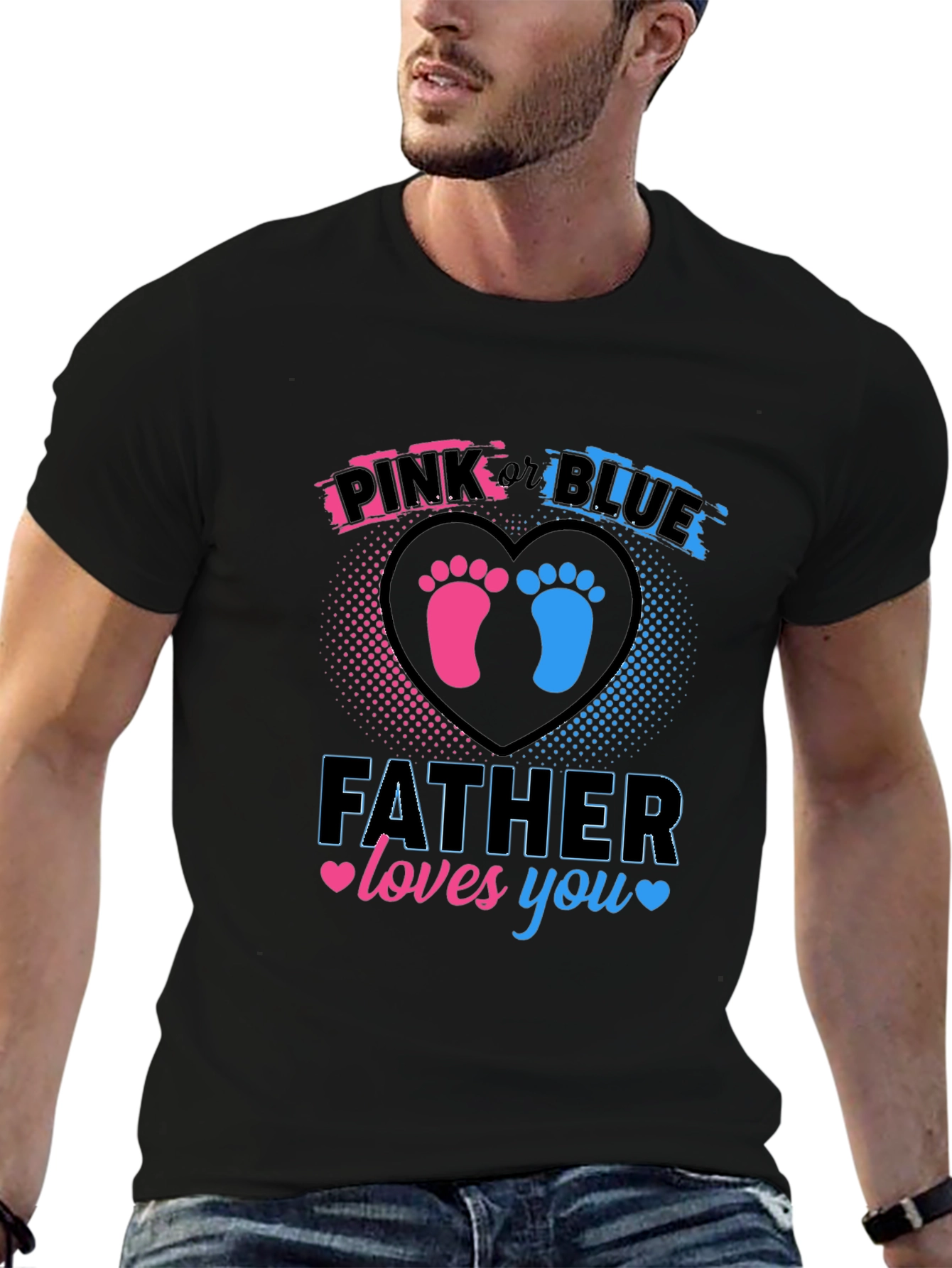 Father Loves You Gender Reveal T-Shirt