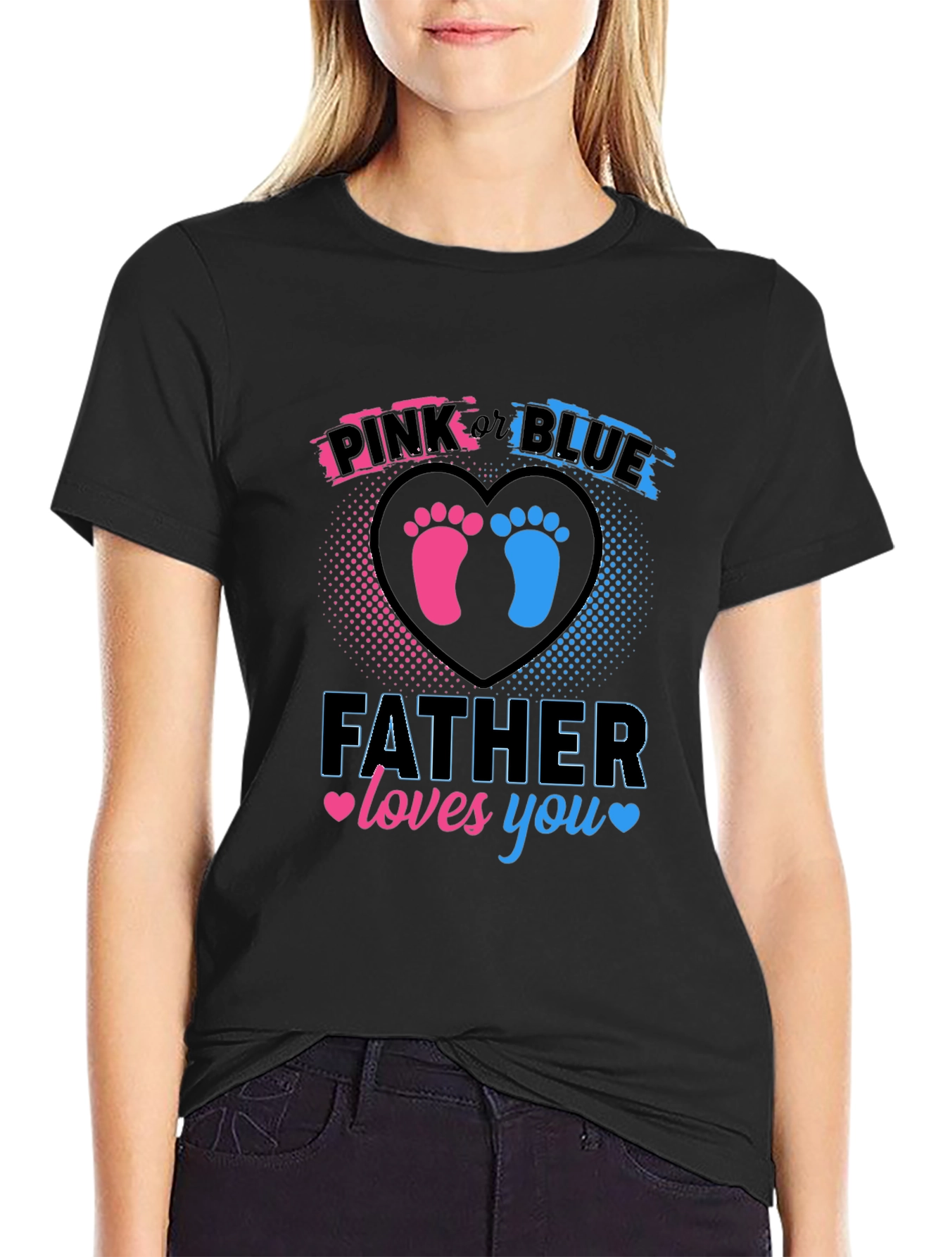 Father Loves You Gender Reveal T-Shirt