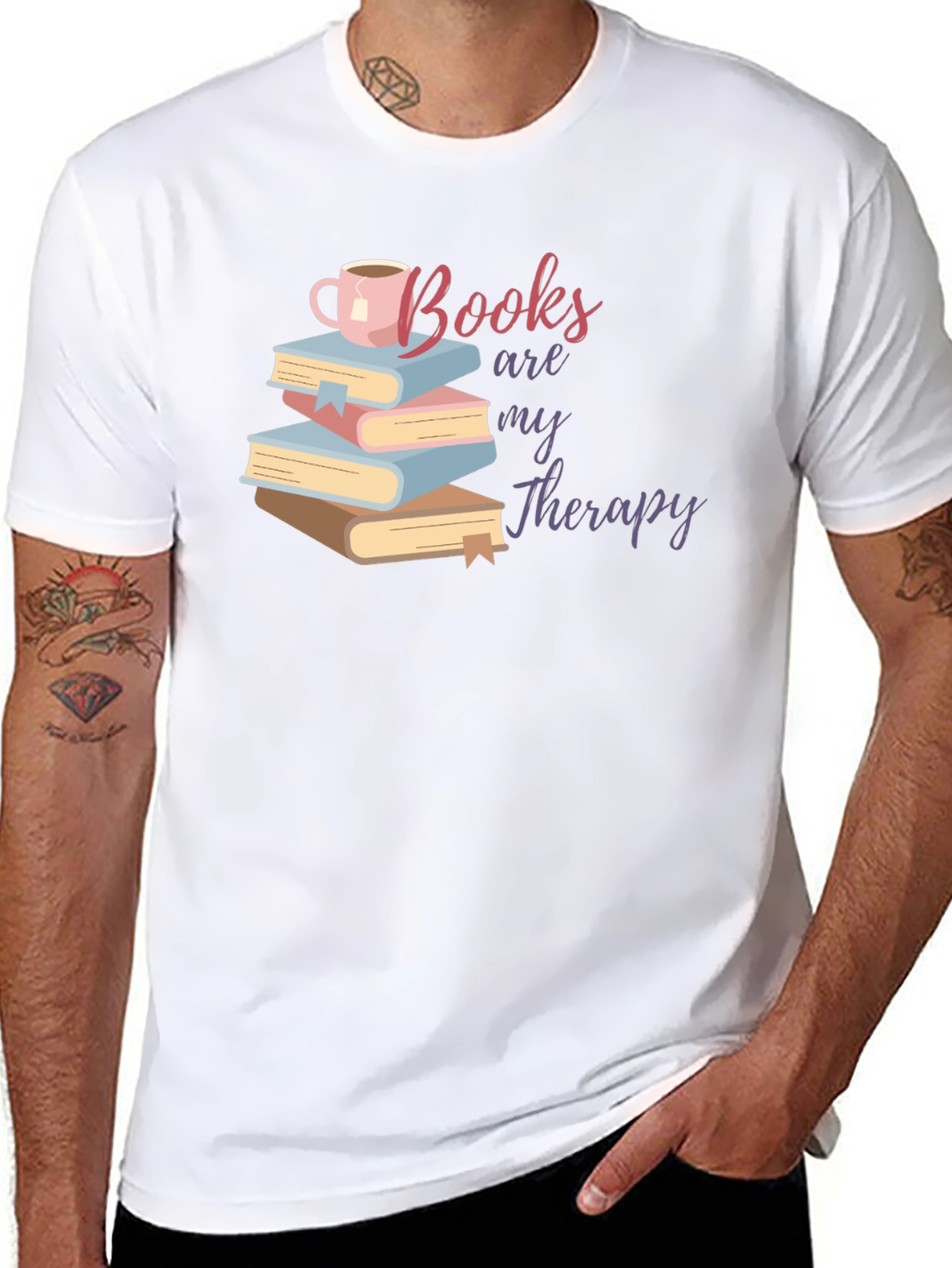 Books Are My Therapy T-Shirt