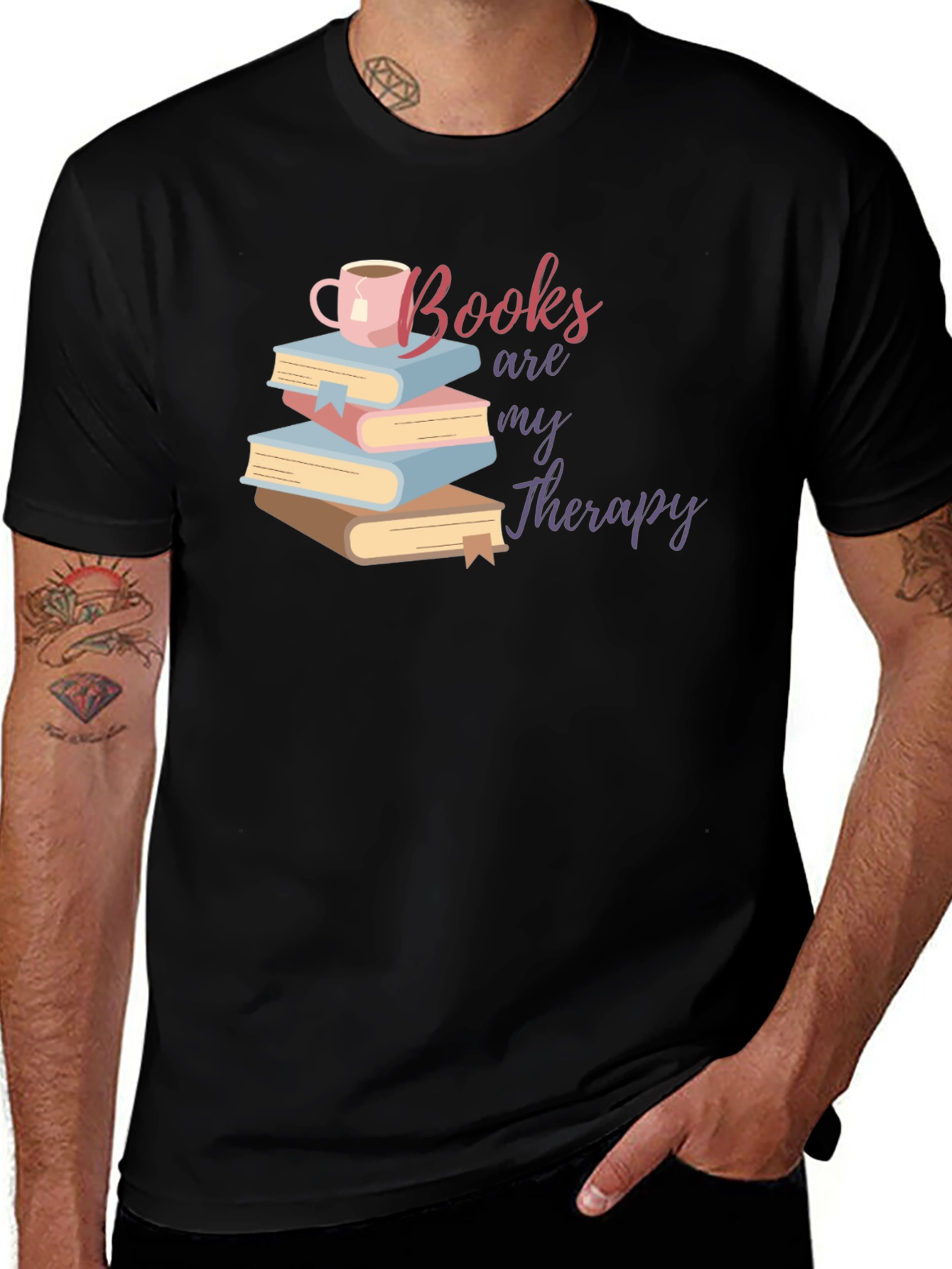 Books Are My Therapy T-Shirt
