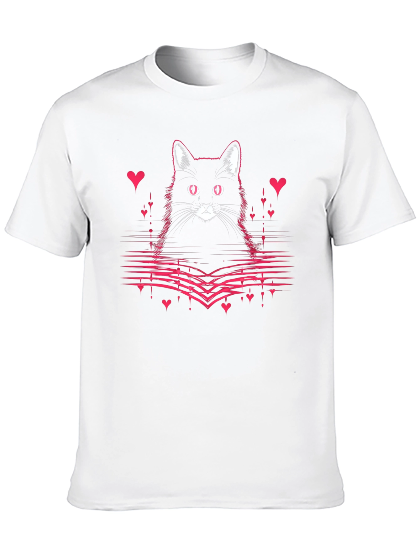 Cat Lovers Black Graphic Tee