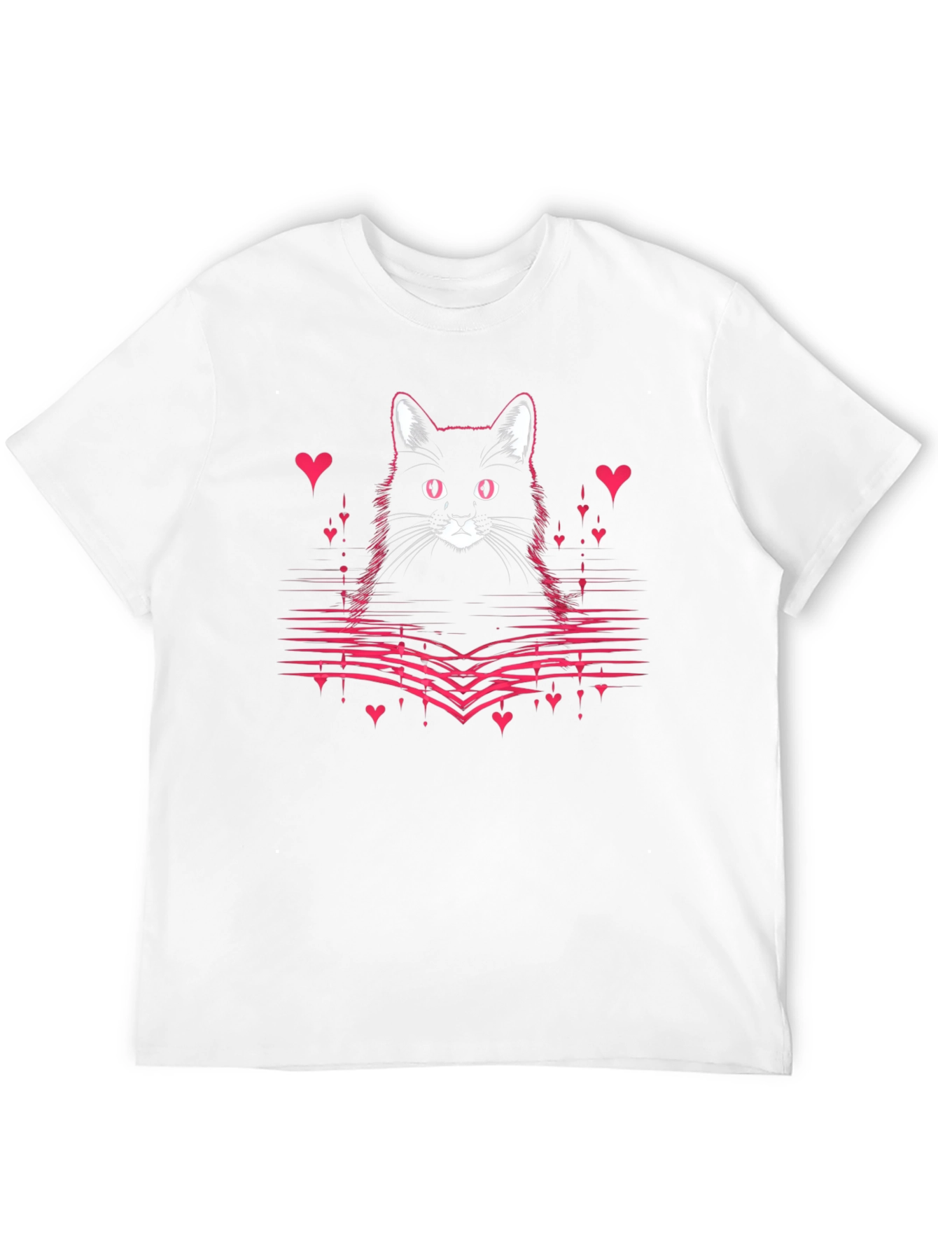 Cat Lovers Black Graphic Tee