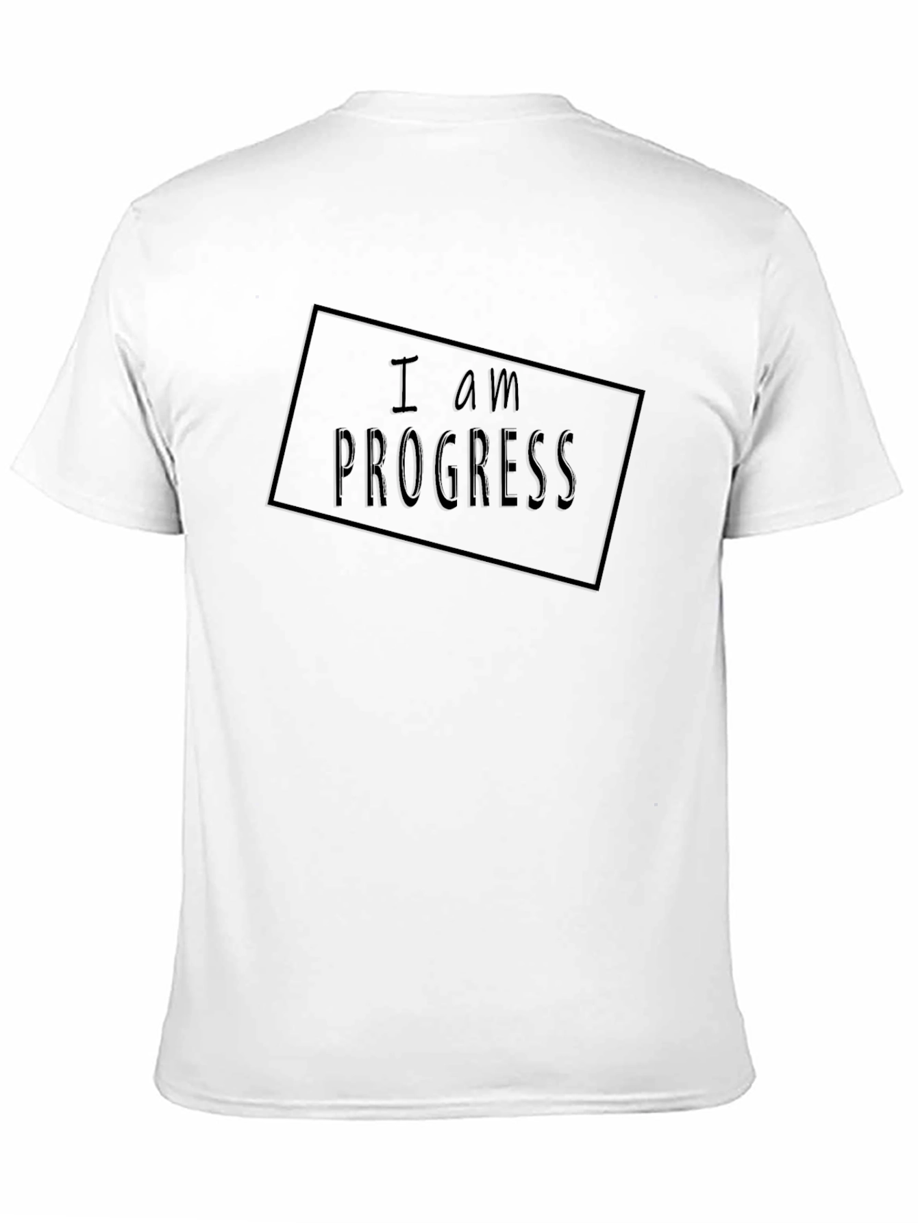 I am Progress Black Graphic Tee