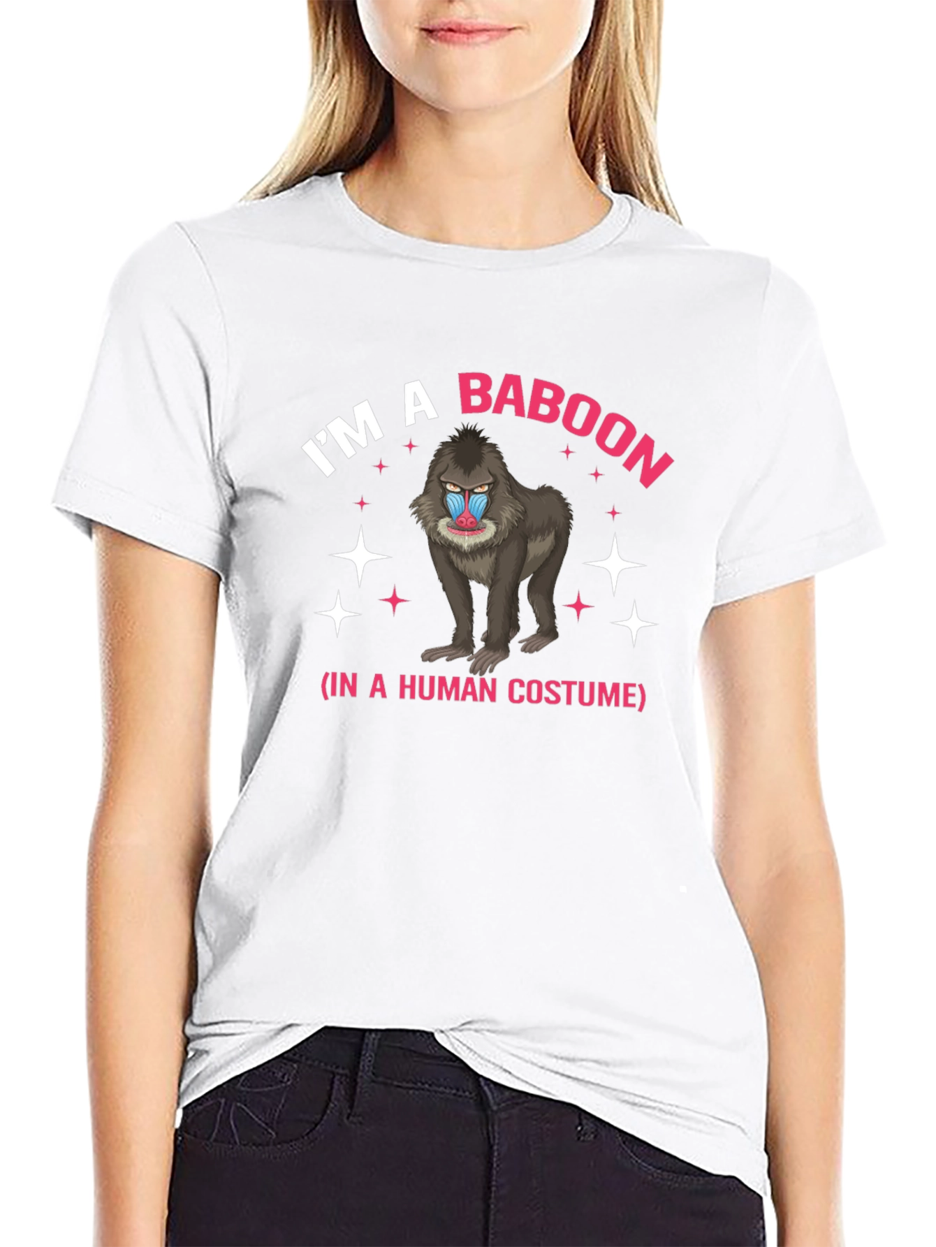 Im a Baboon Costume Funny Graphic T-Shirt