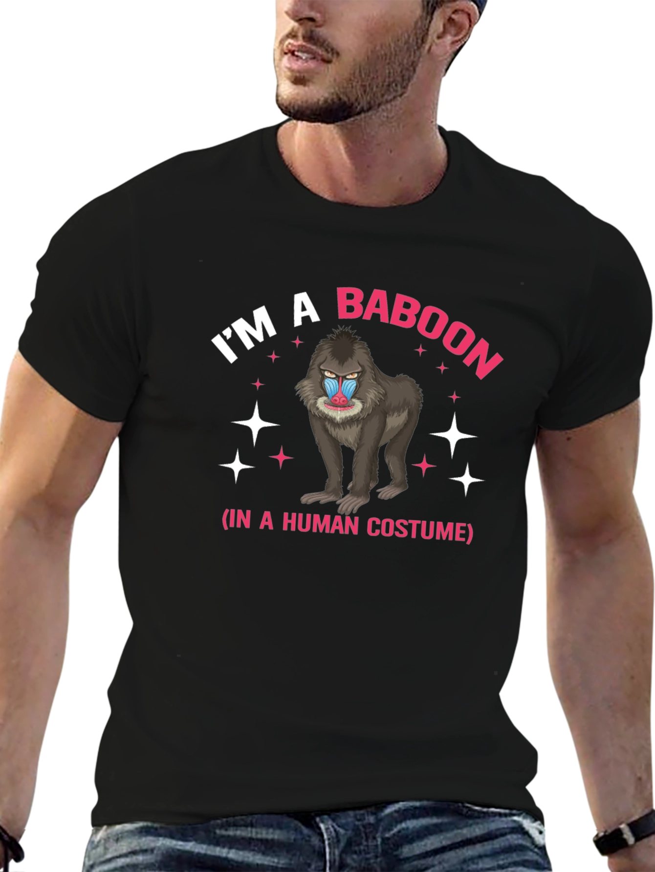 Im a Baboon Costume Funny Graphic T-Shirt