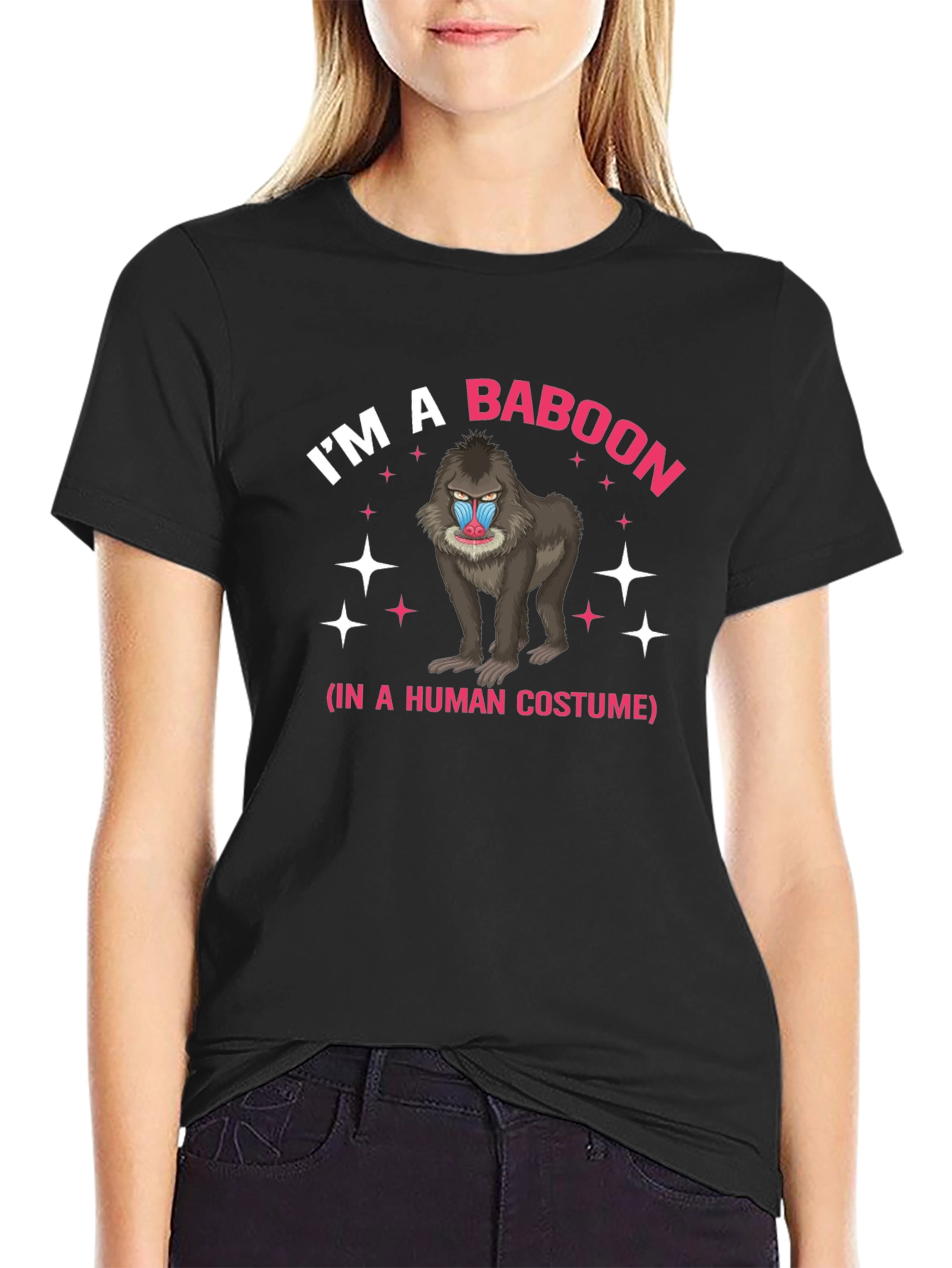 Im a Baboon Costume Funny Graphic T-Shirt