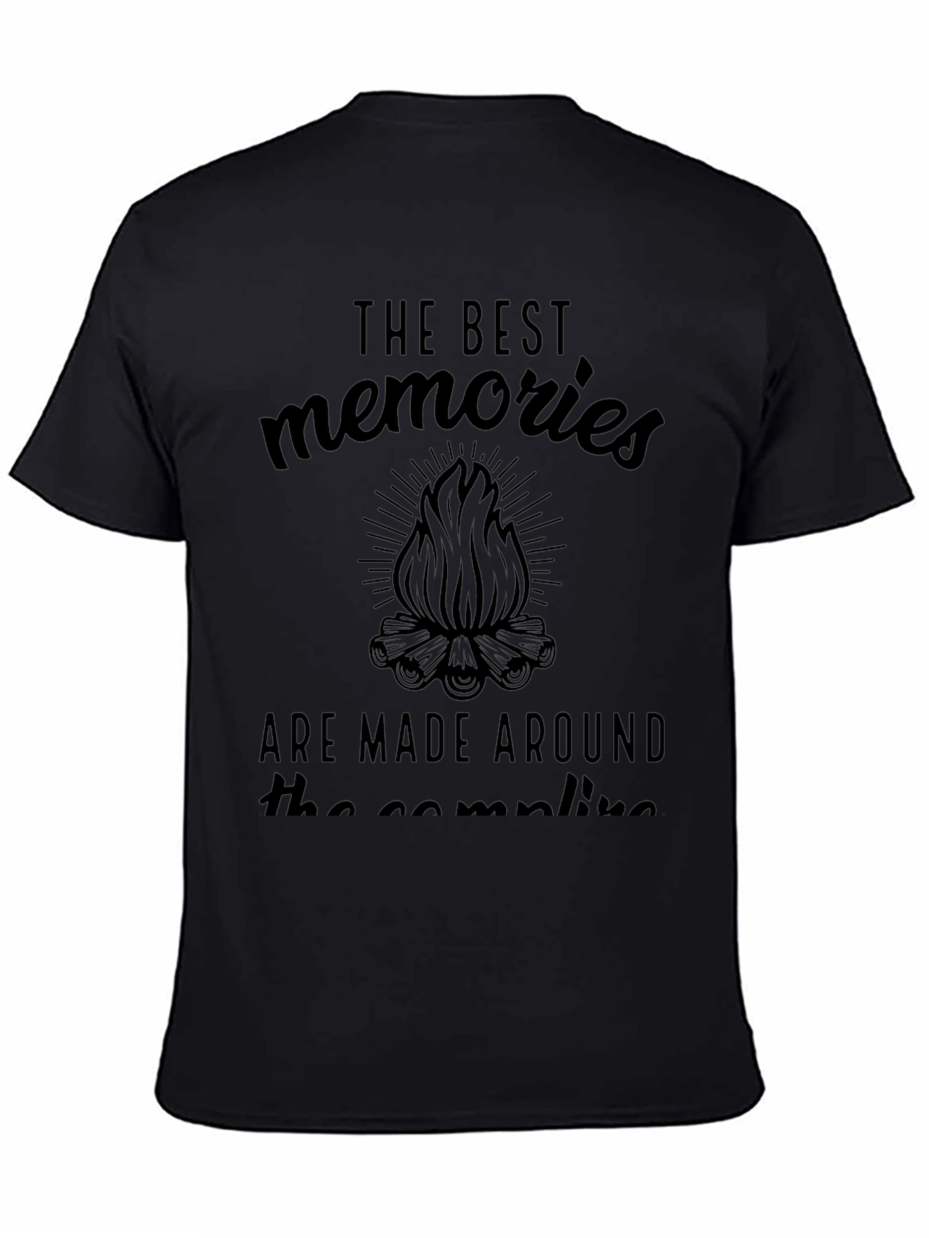 Campfire Memories T-Shirt - Black