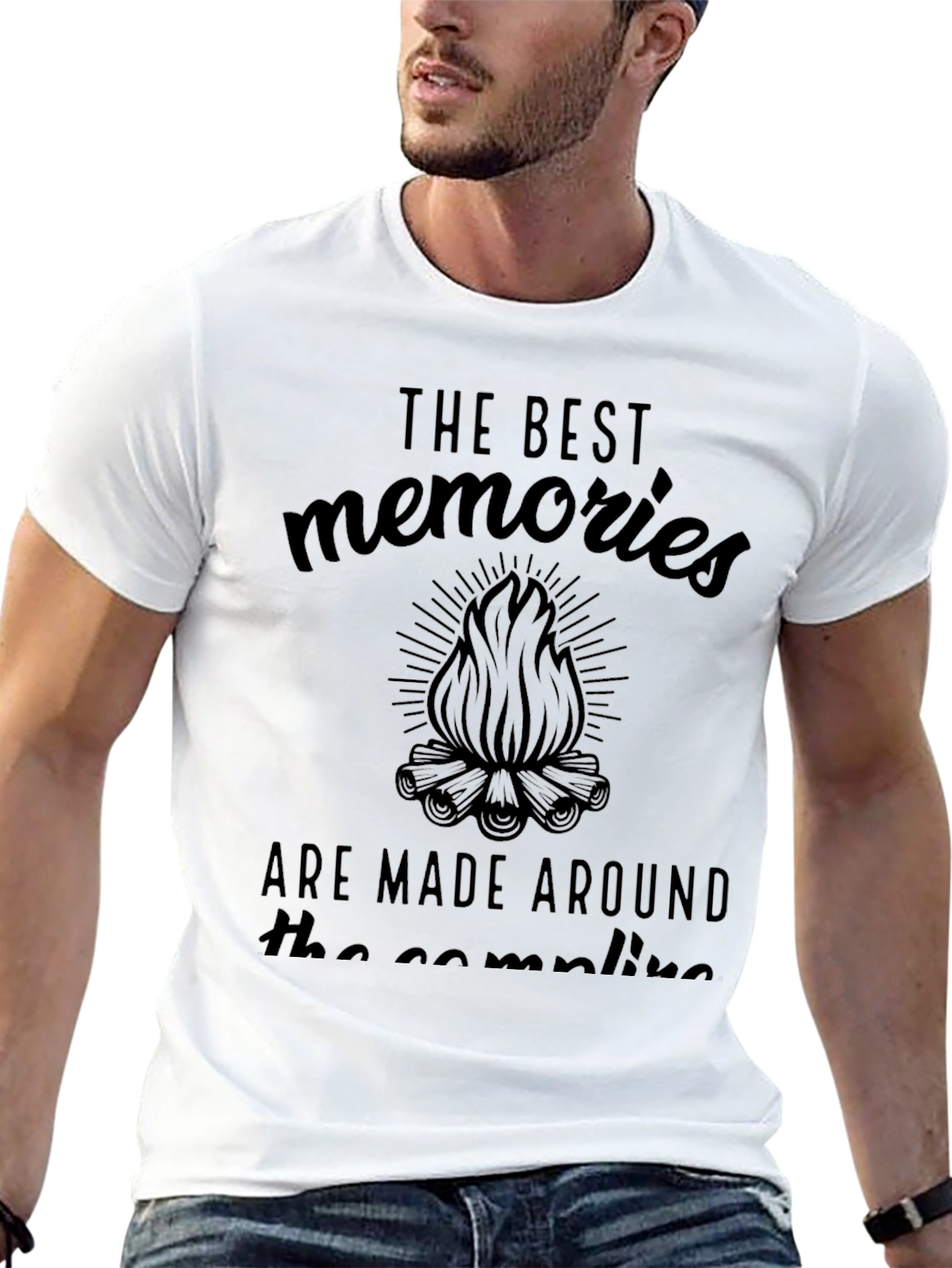 Campfire Memories T-Shirt - Black