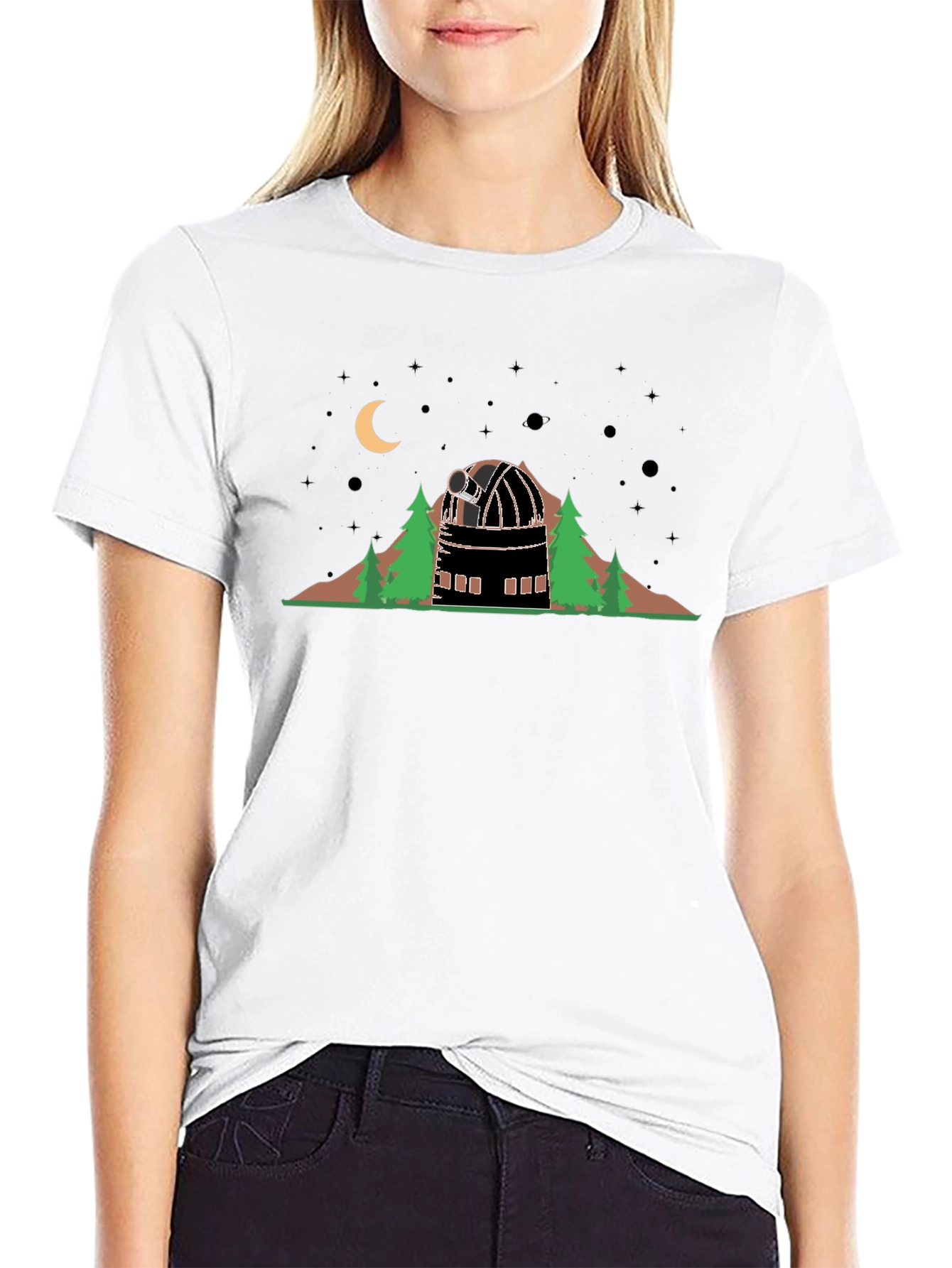 Observatory Graphic T-Shirt - Stargazing Apparel